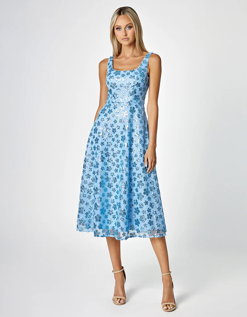 Valkyrie Scoop Neck A Line Midi Dress Valkyrie Scoop Neck A Line Midi Dress