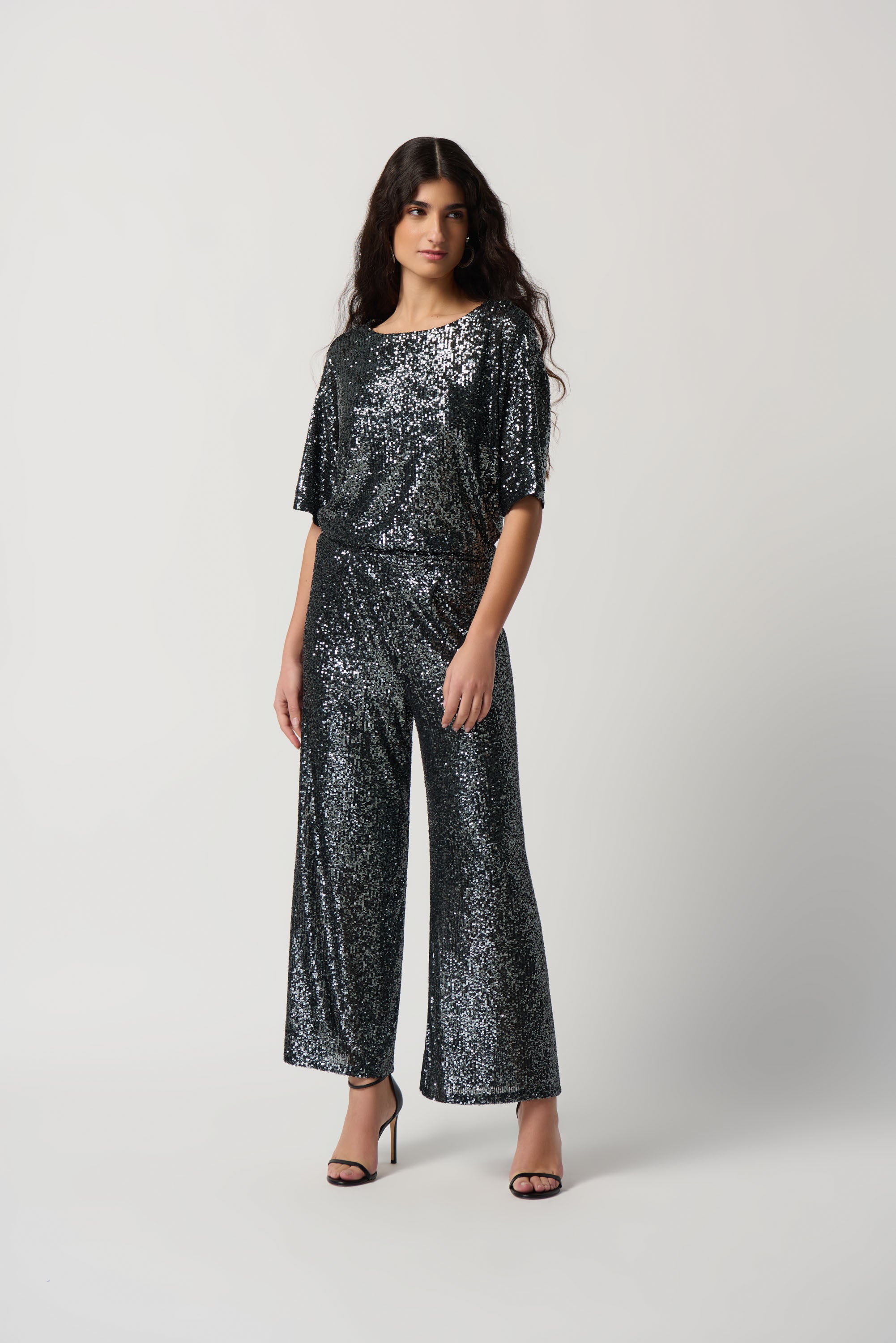 Sequin Dolman Top & Pant Set 234216