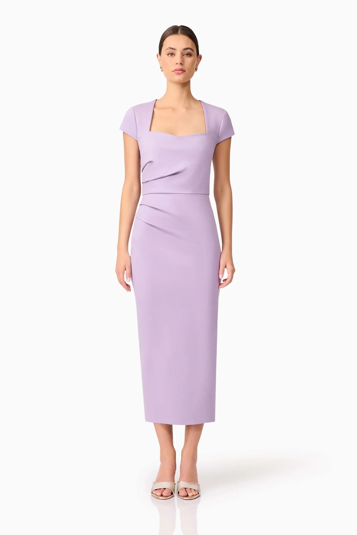 Alina Fitted Midi Dress