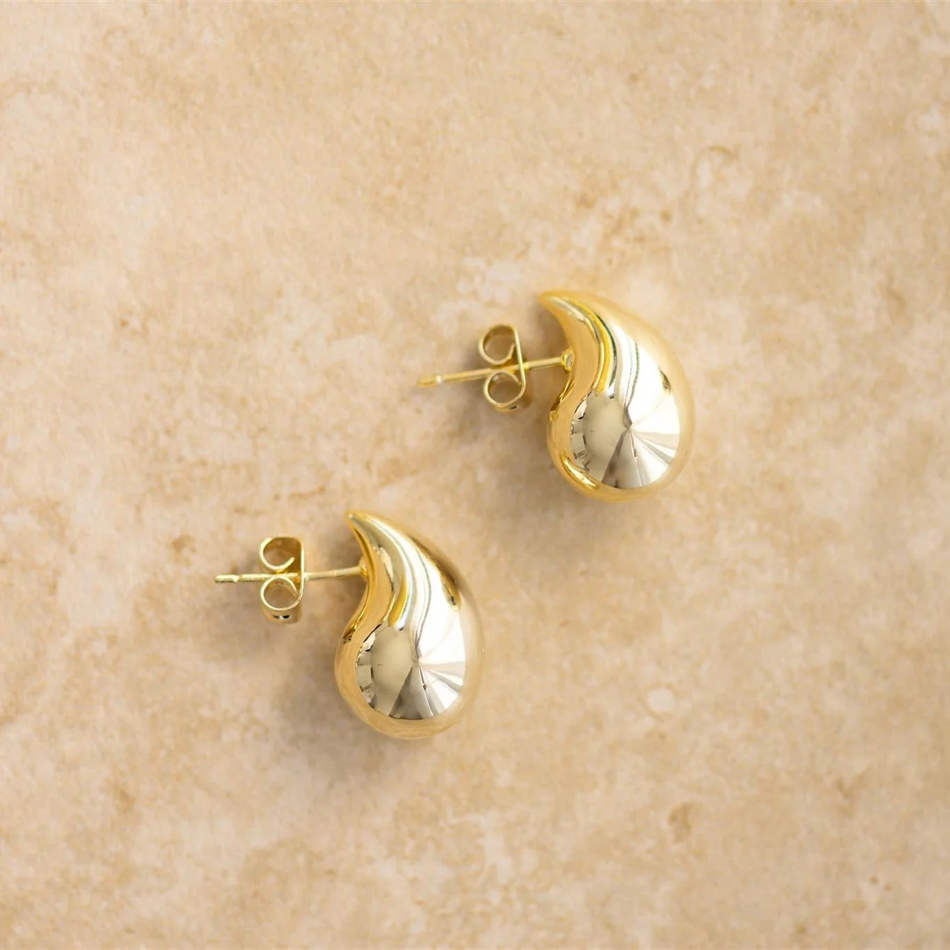 Sophia Plated Gold Drop Earrings