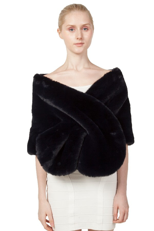 Faux Fur Shawl 13559