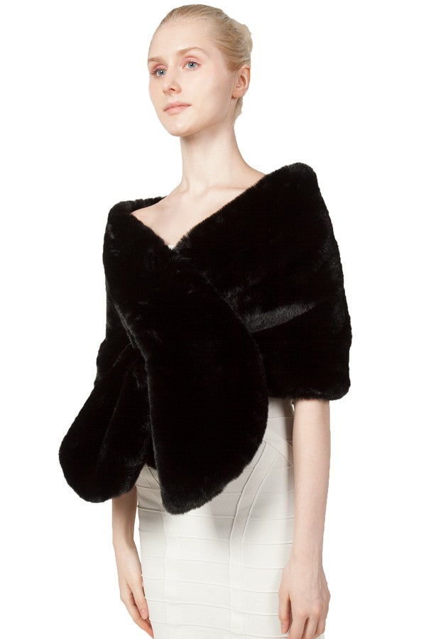 Faux Fur Shawl 13559