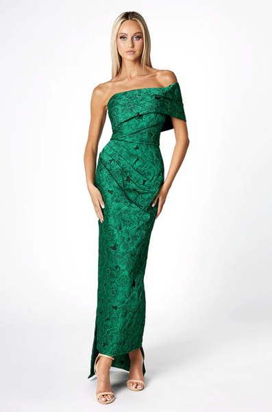 Bariano Amiliya Off Shoulder Maxi Dress
