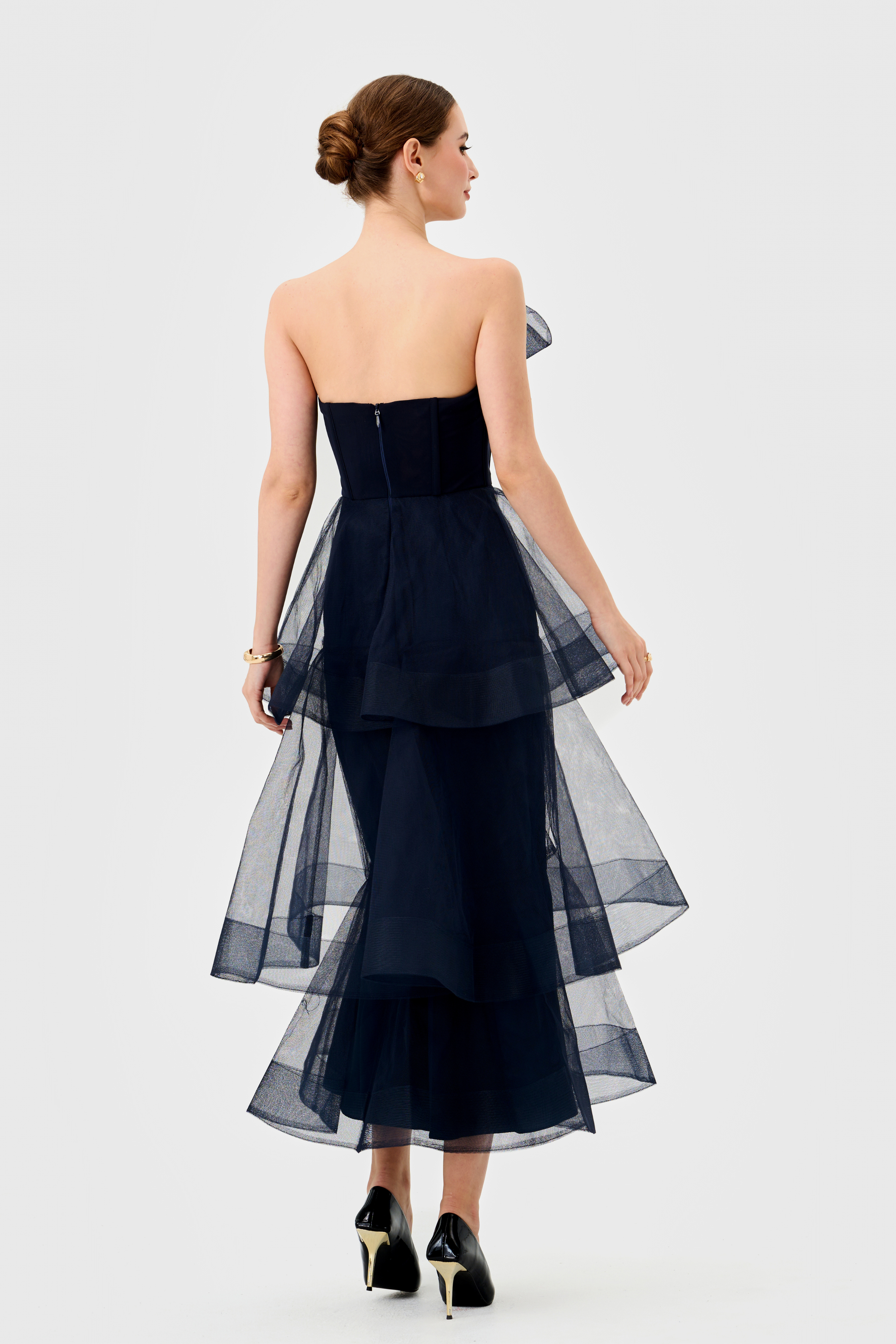 Mae Tiered Ruffle Midi Dress