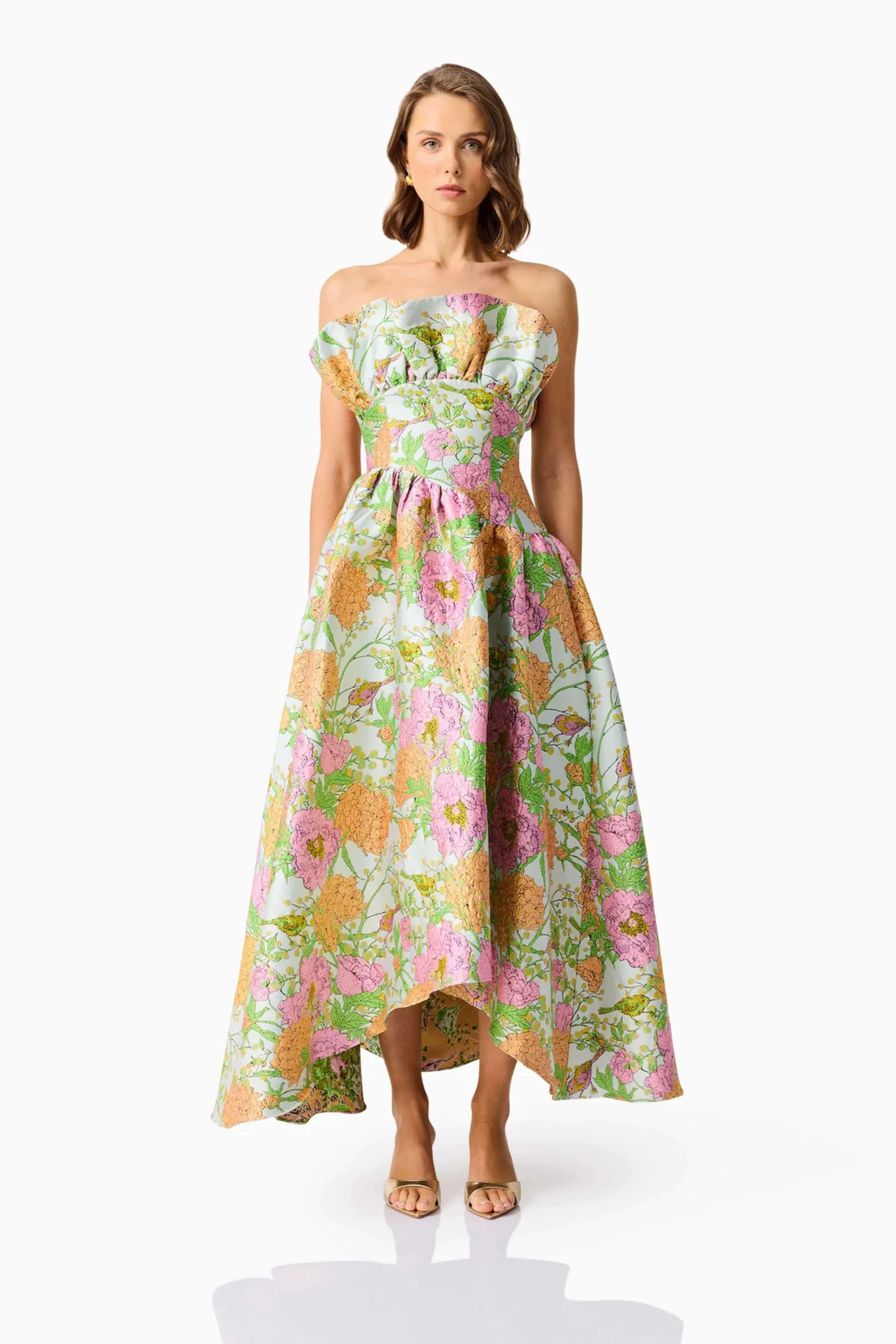 Laurel Sleeveless Floral Maxi Dress