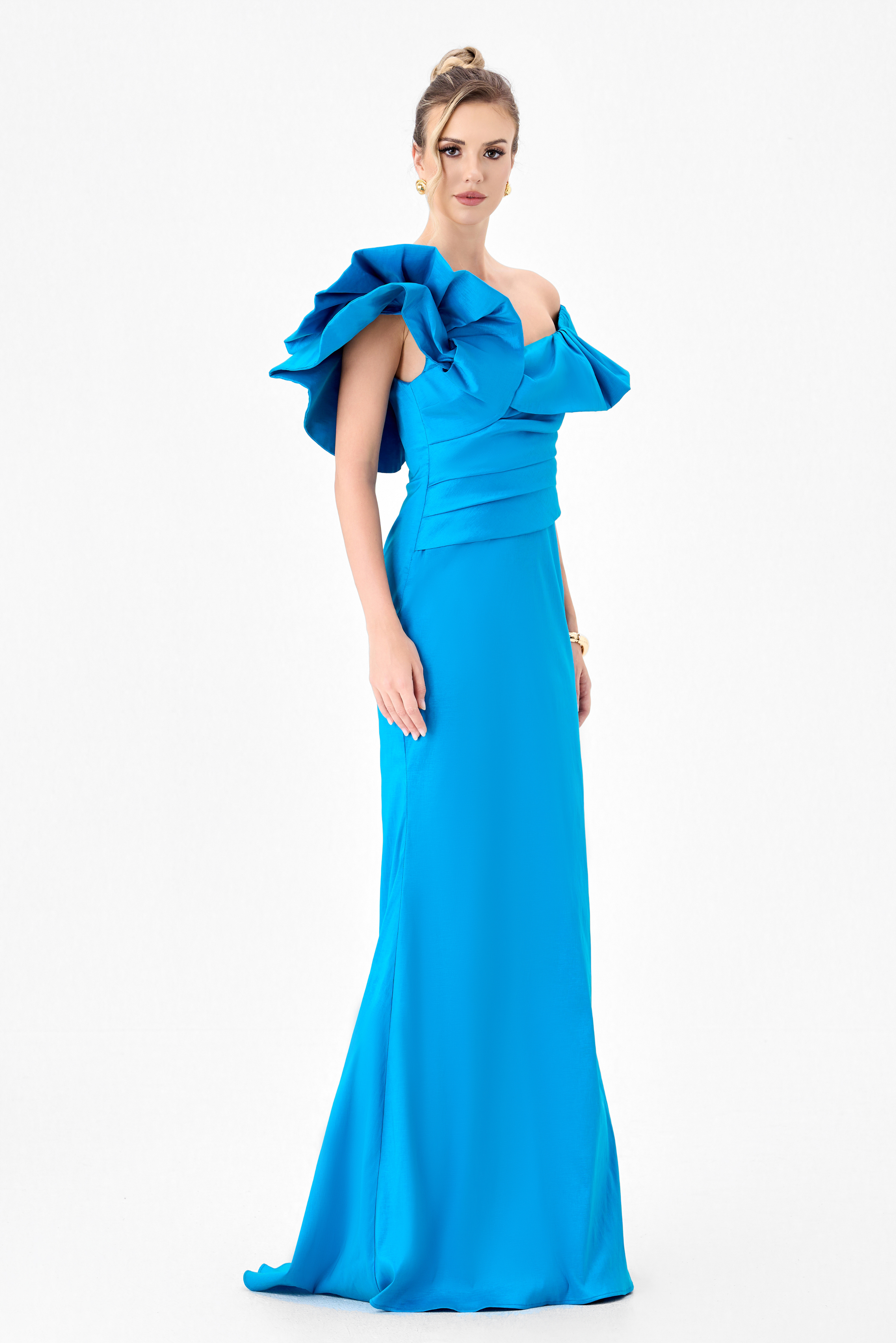 Sminty Dramatic Frill Gown