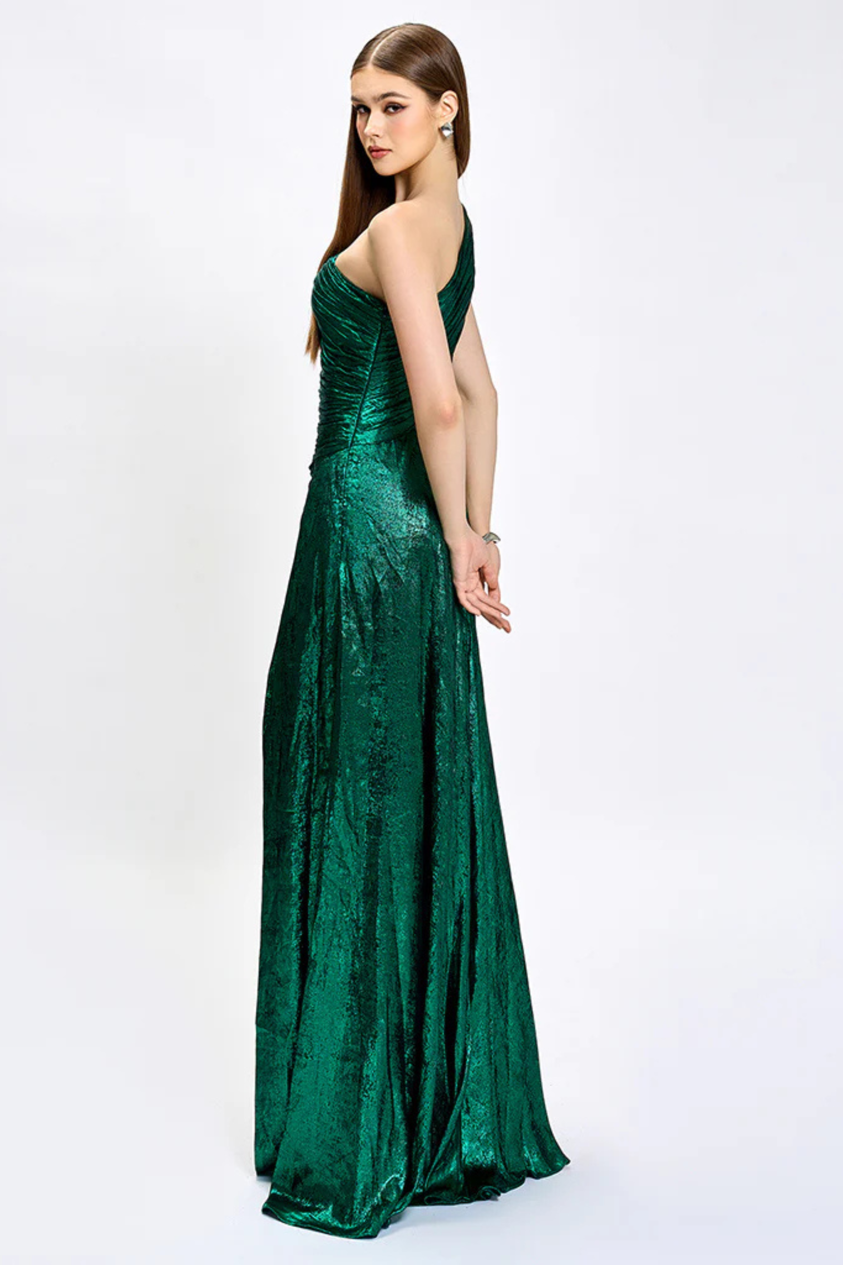 Monica One Shoulder Gown