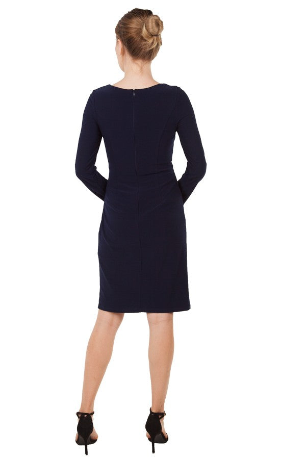 Long Sleeve Jersey Midi Dress 221284