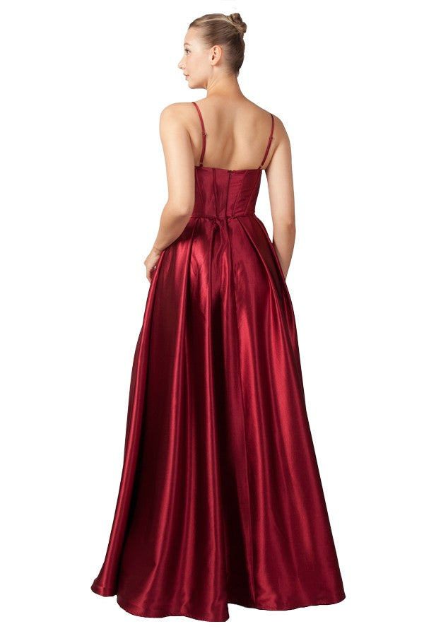 Satin Corset Ballgown 225349