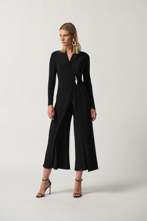 Wrap Culotte Jumpsuit