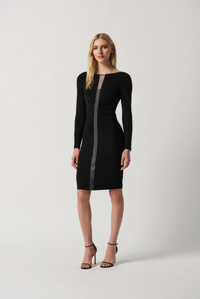 Joseph Ribkoff Dress Style 234034 (8) Black Multi at