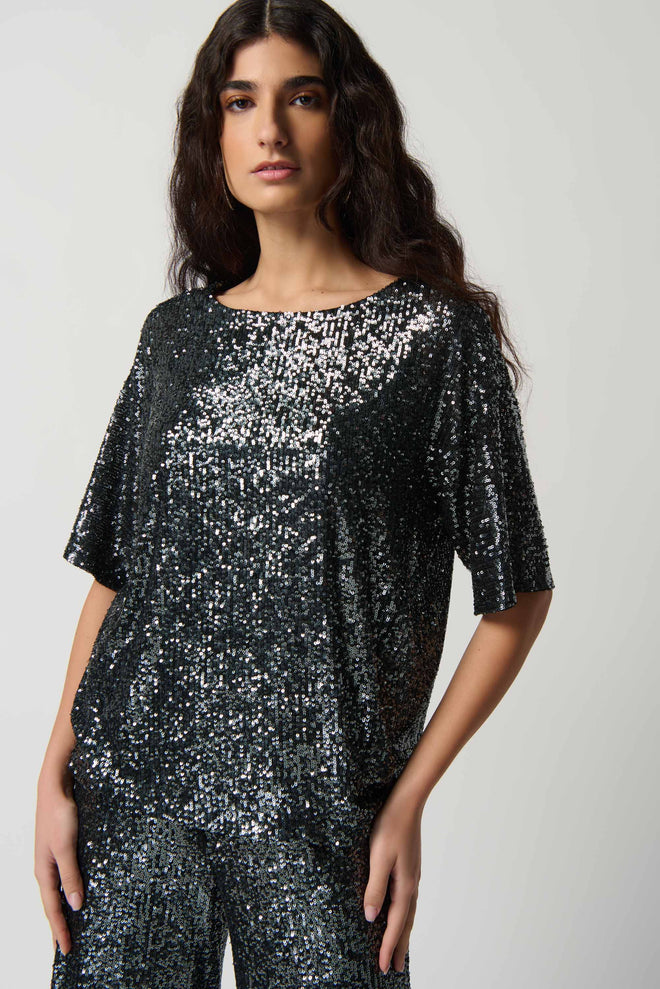 Sequin Dolman Top & Pant Set