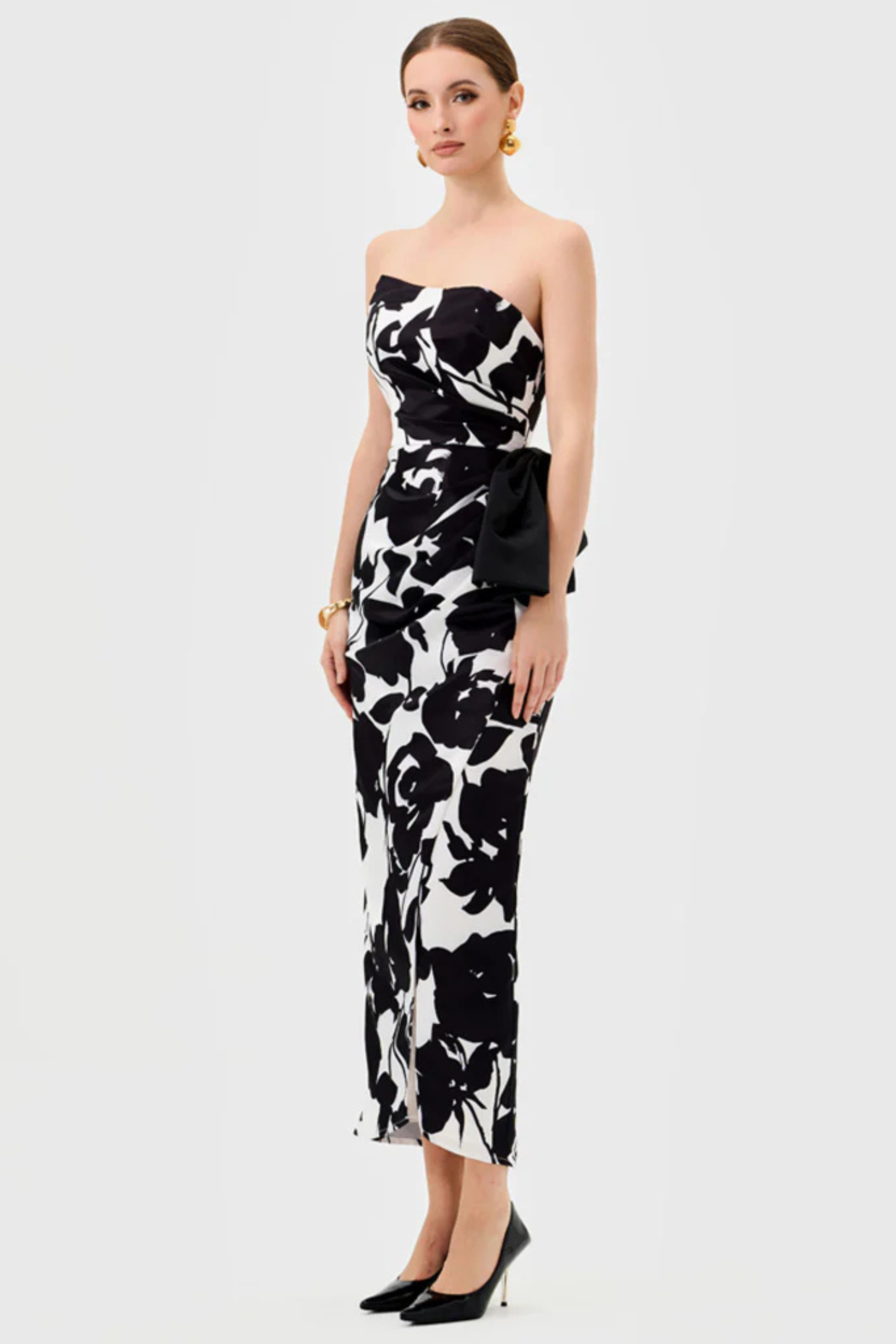 Ada Strapless Midi Dress