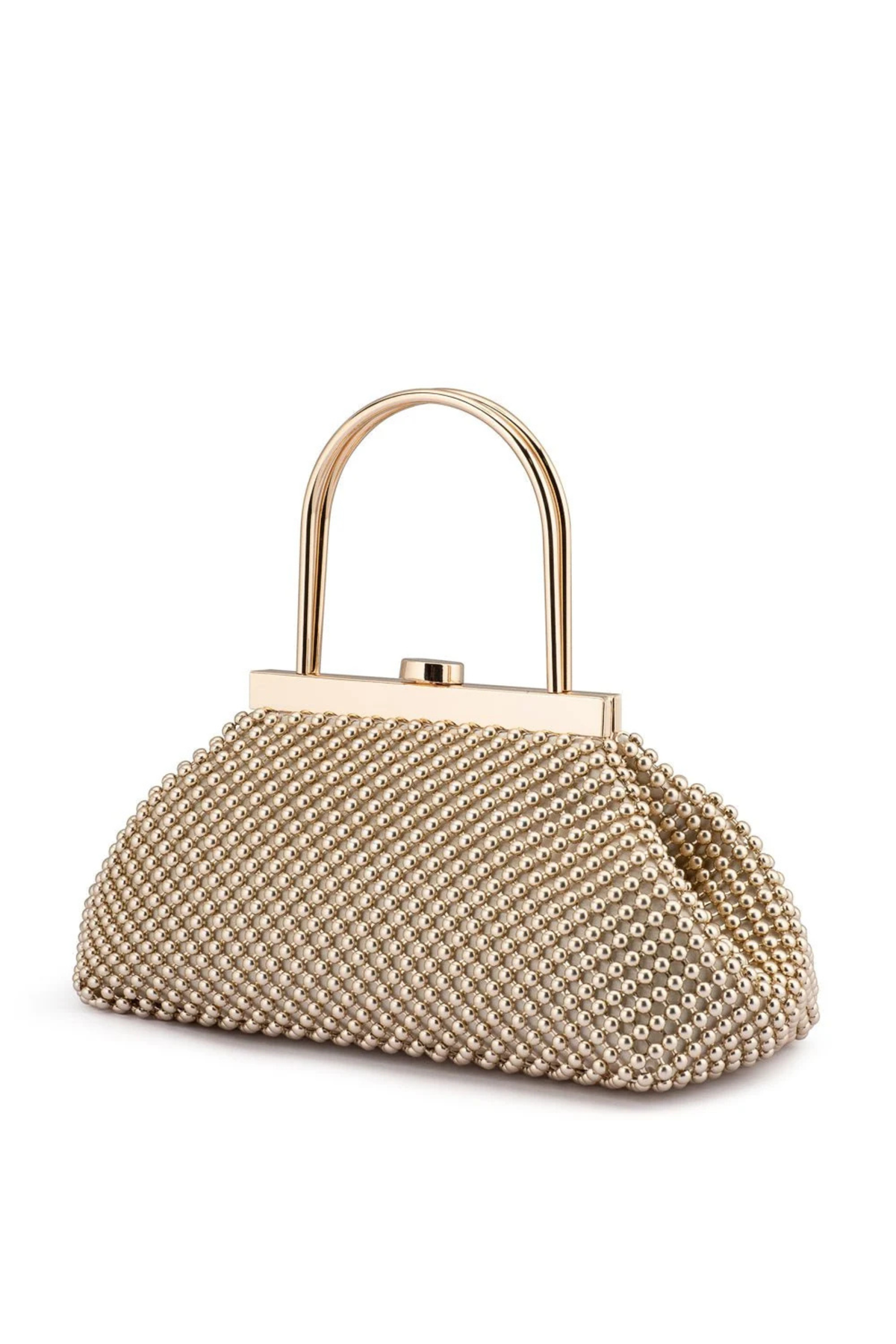 Mimi Ball Mesh Frame Bag