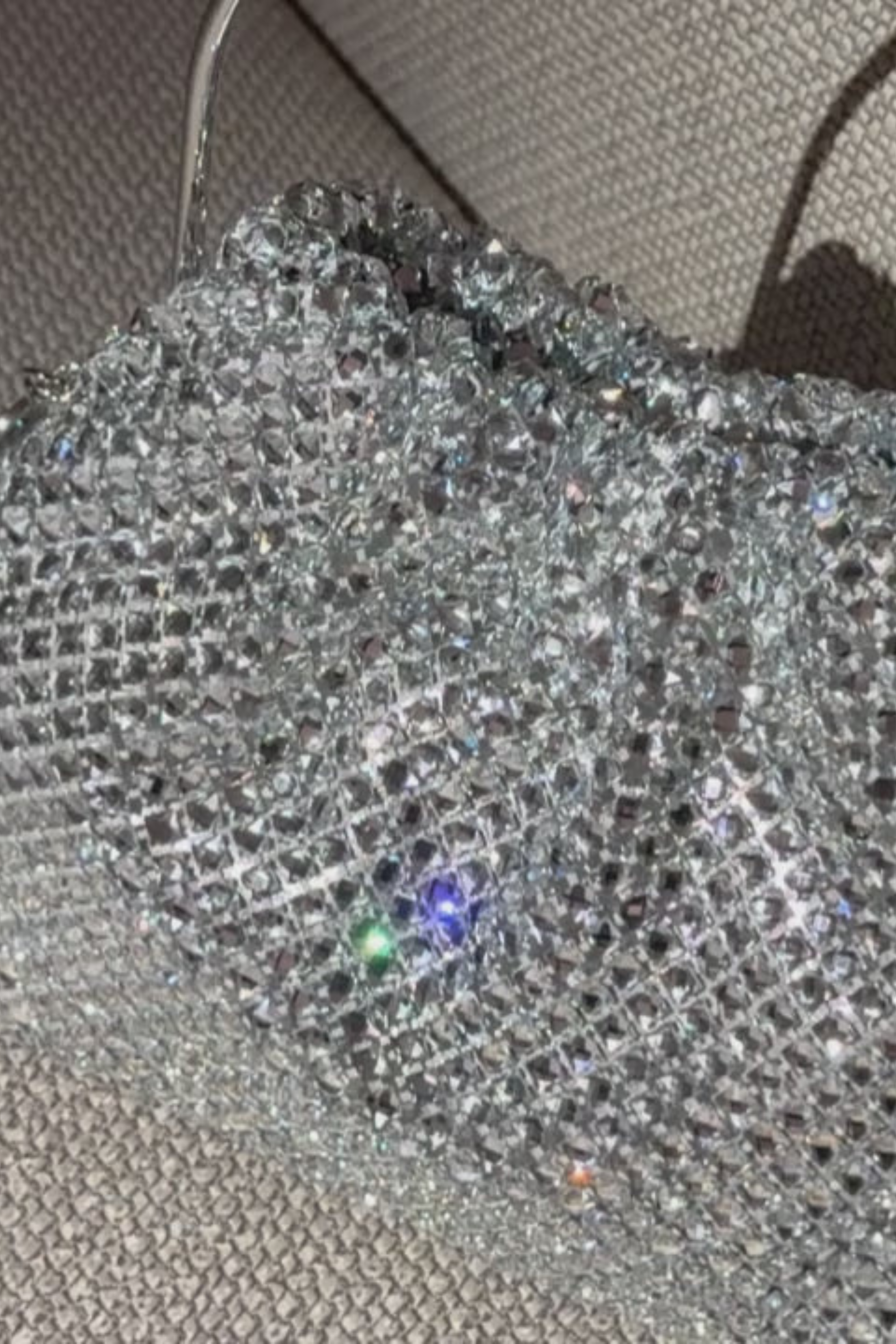 Whitney Crystal Top Handle Handbag