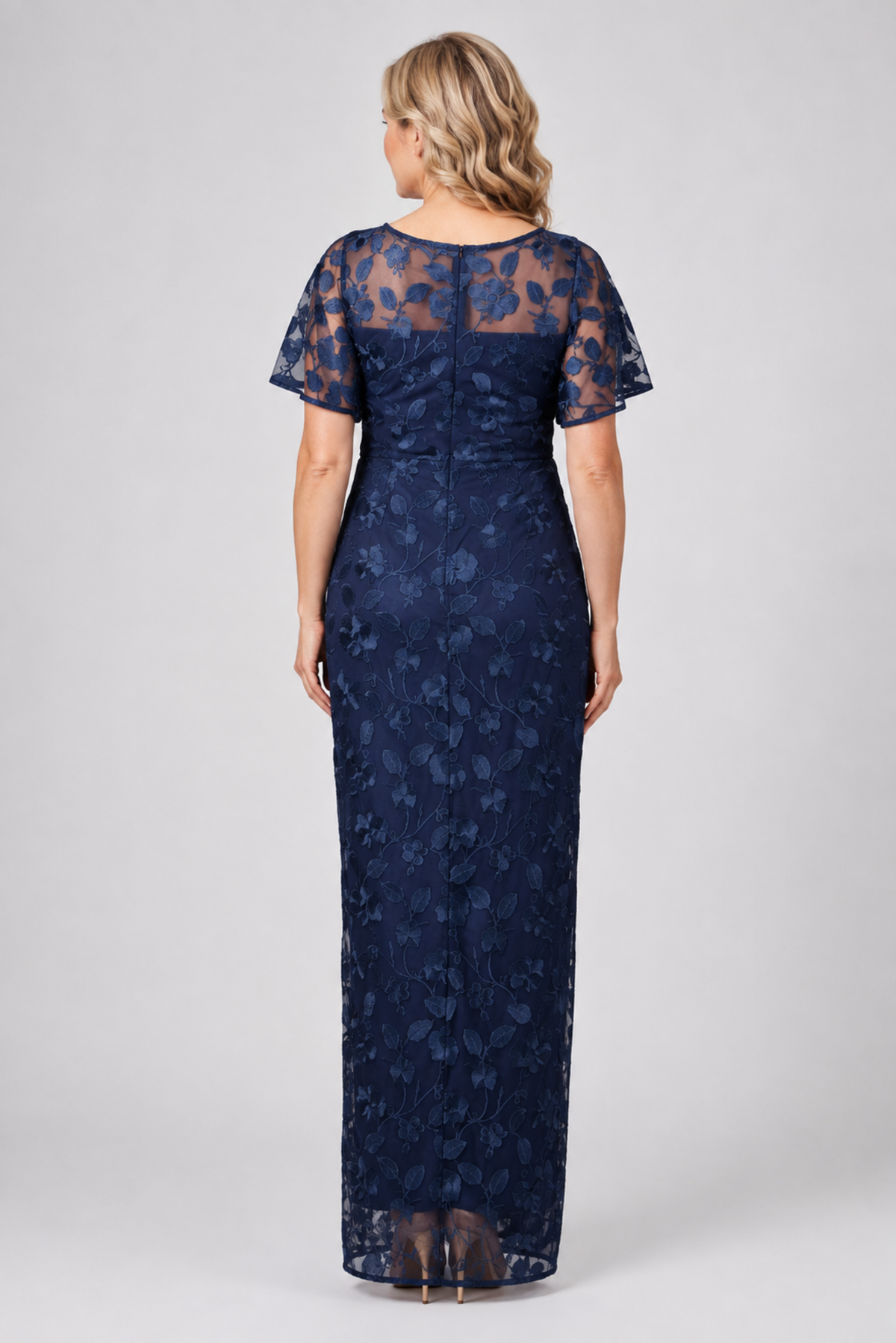 Floral Flutter Sleeve Maxi 225310