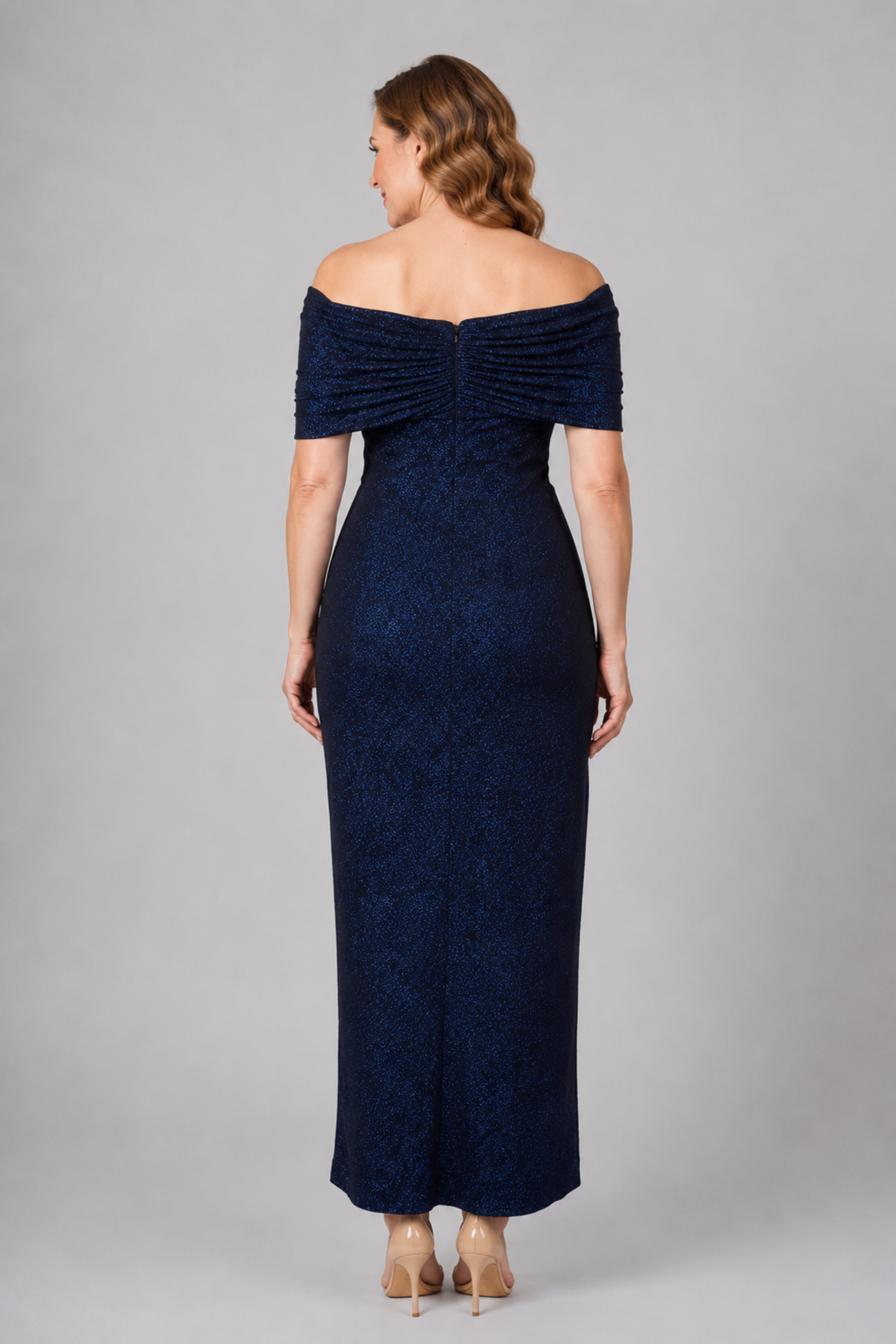 Glitter Off Shoulder Midaxi 225443