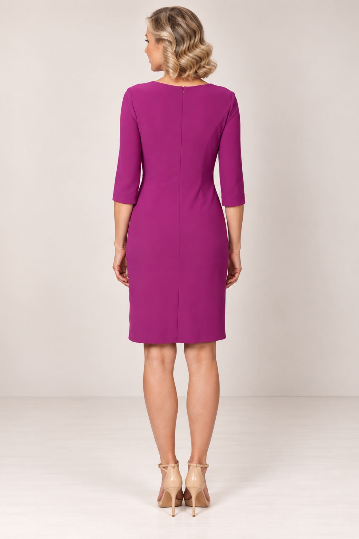 Twist Waist Midi Dress 224373