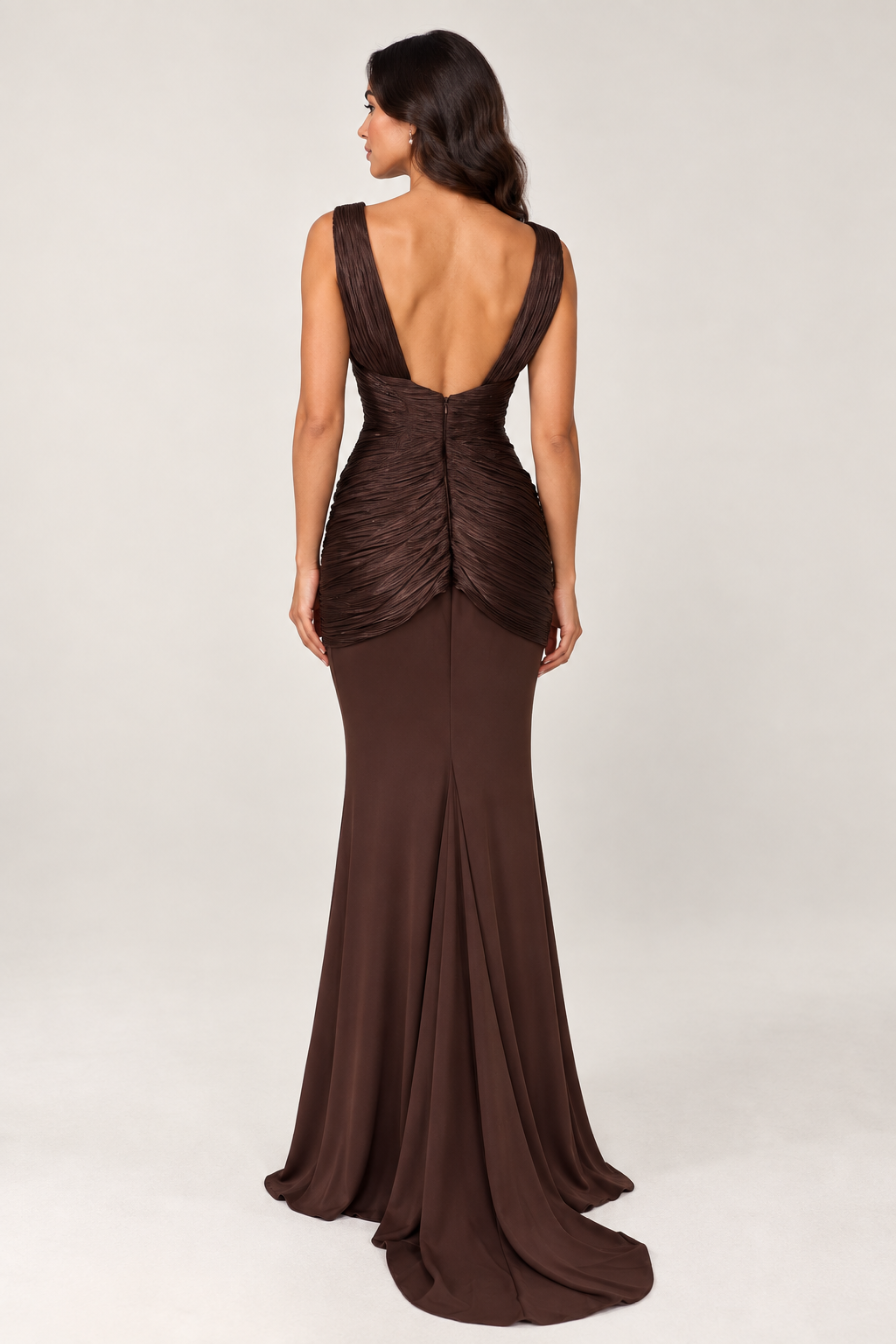 Ruched Evening Gown 1342