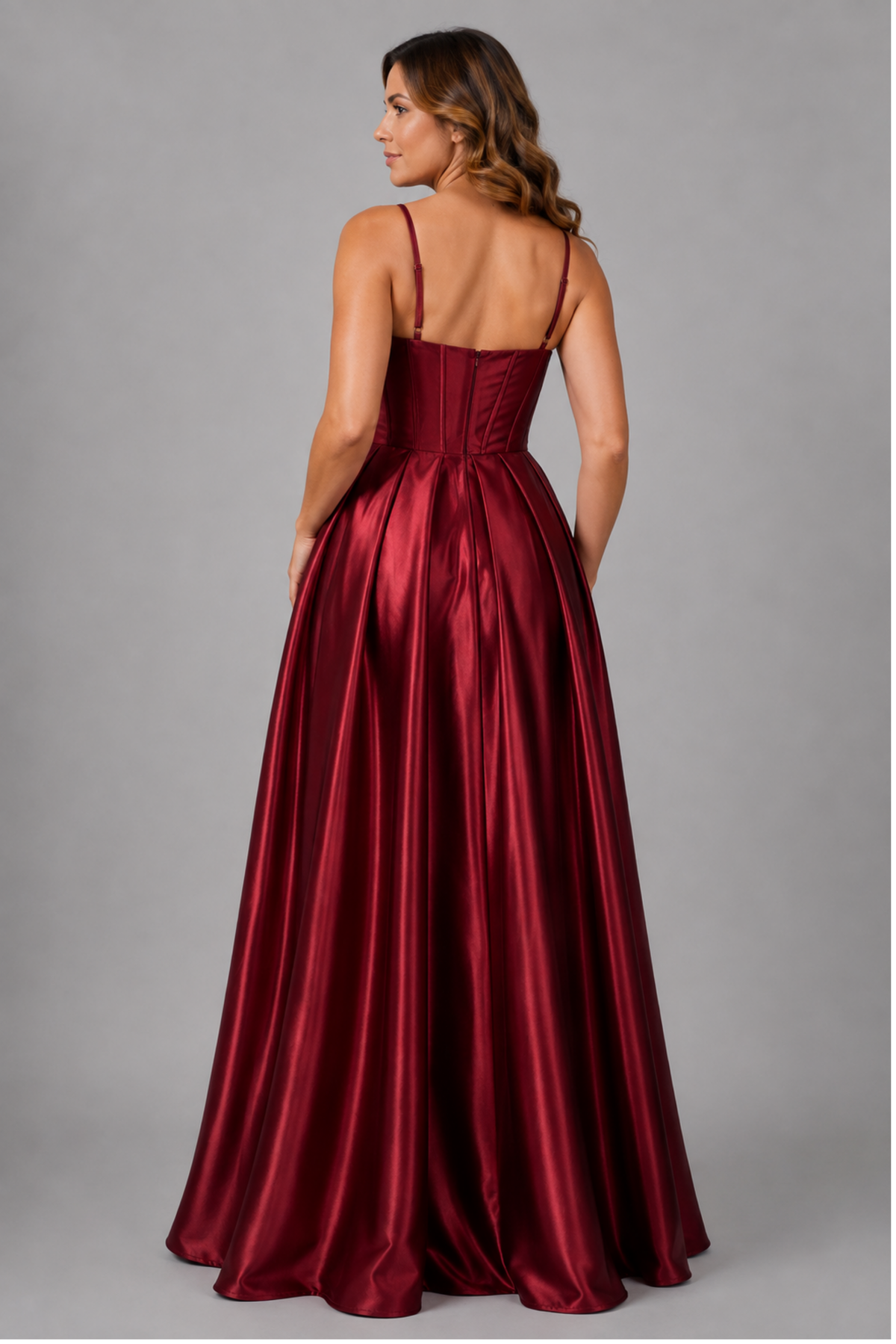 Satin Corset Ballgown 225349