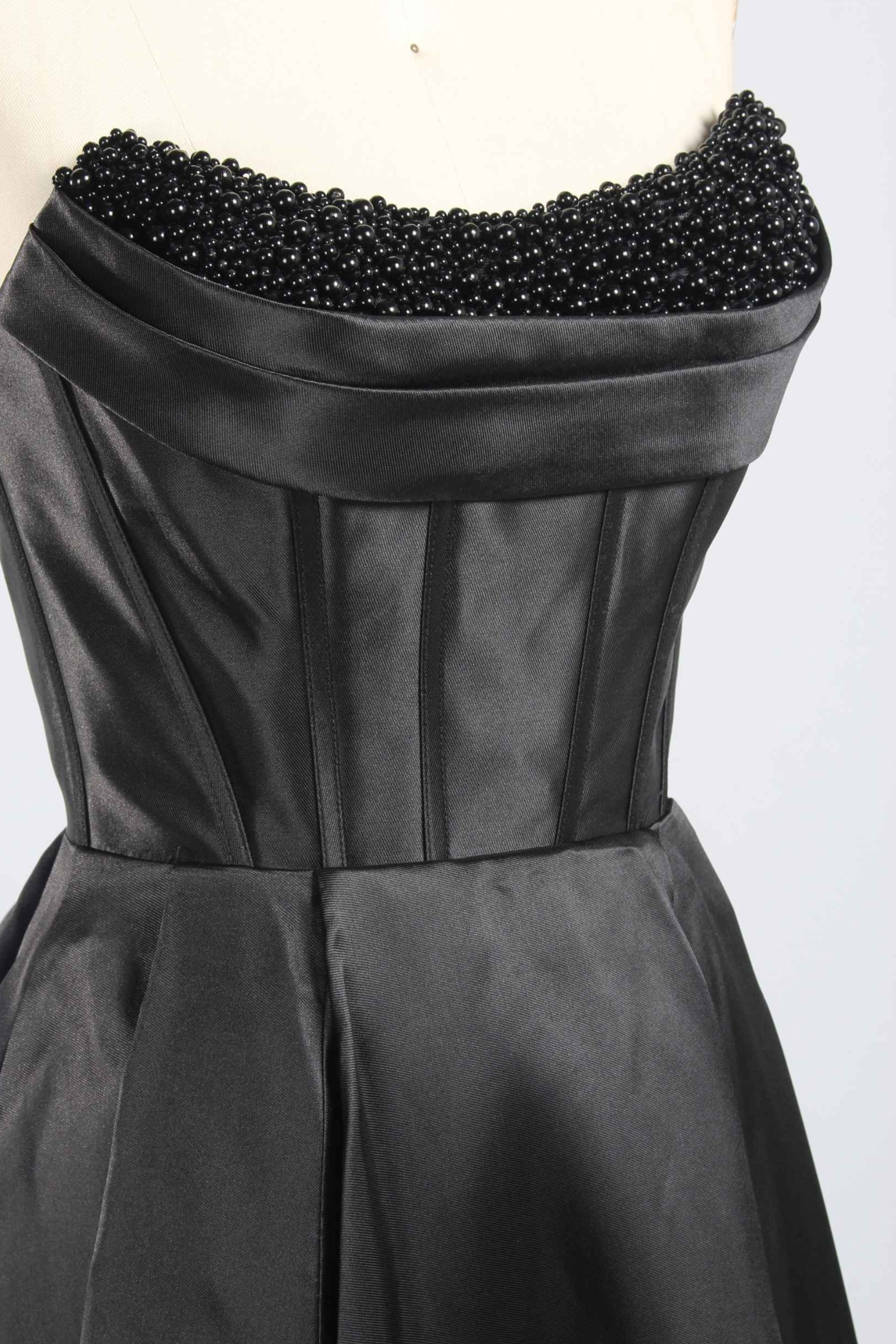 Amaya Strapless Pearl Ballgown