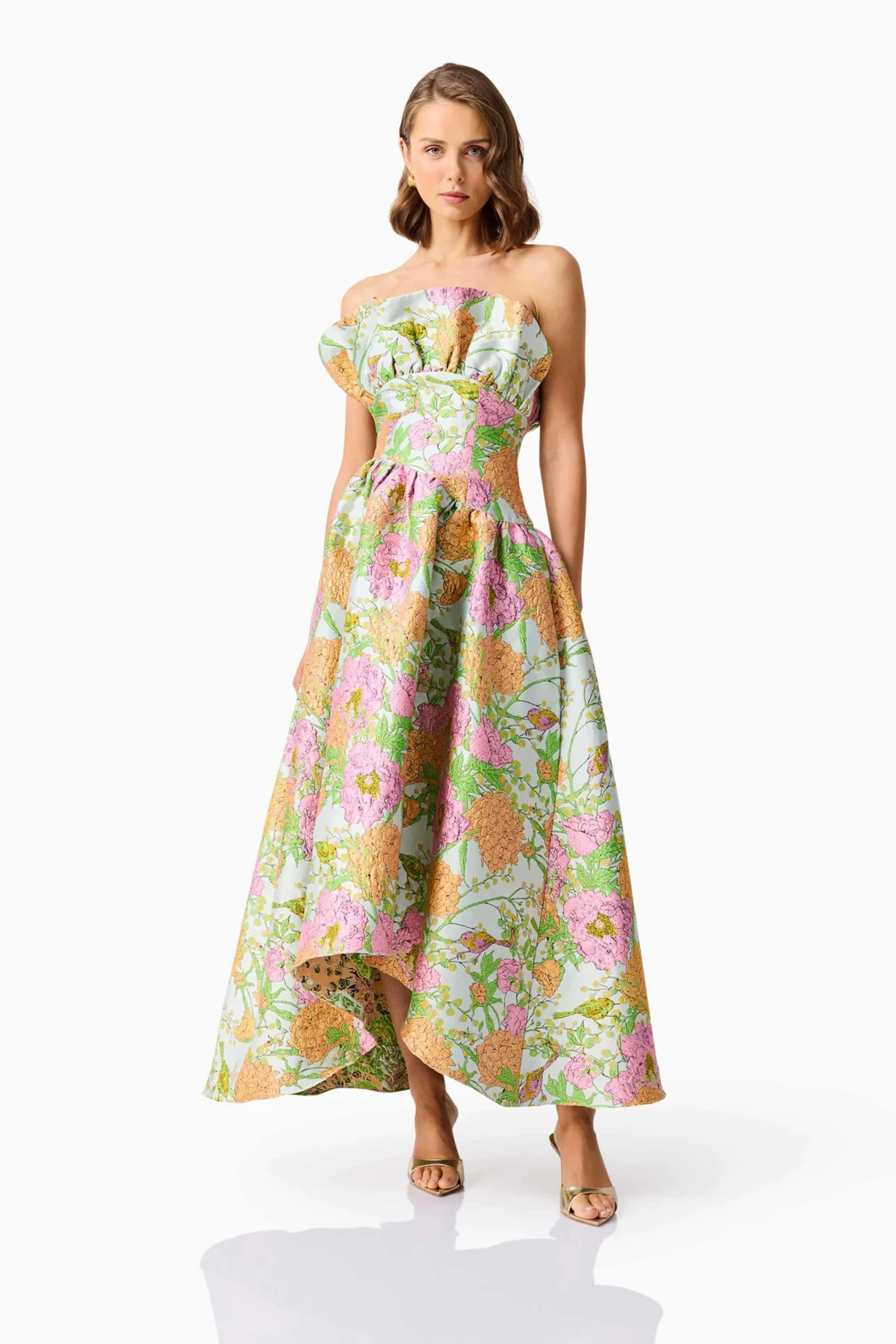 Laurel Sleeveless Floral Maxi Dress