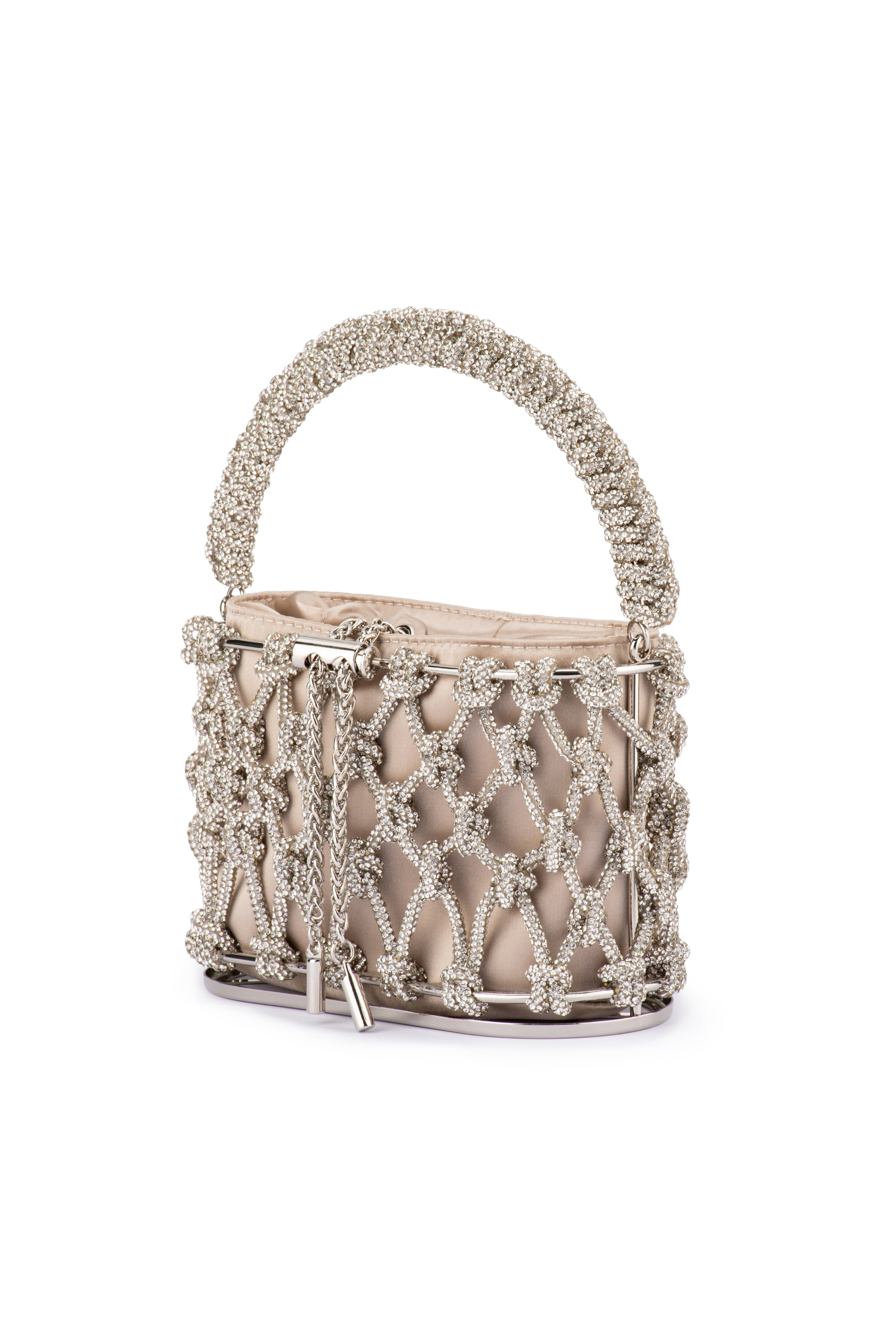 Amelia Crystal Cage Bag