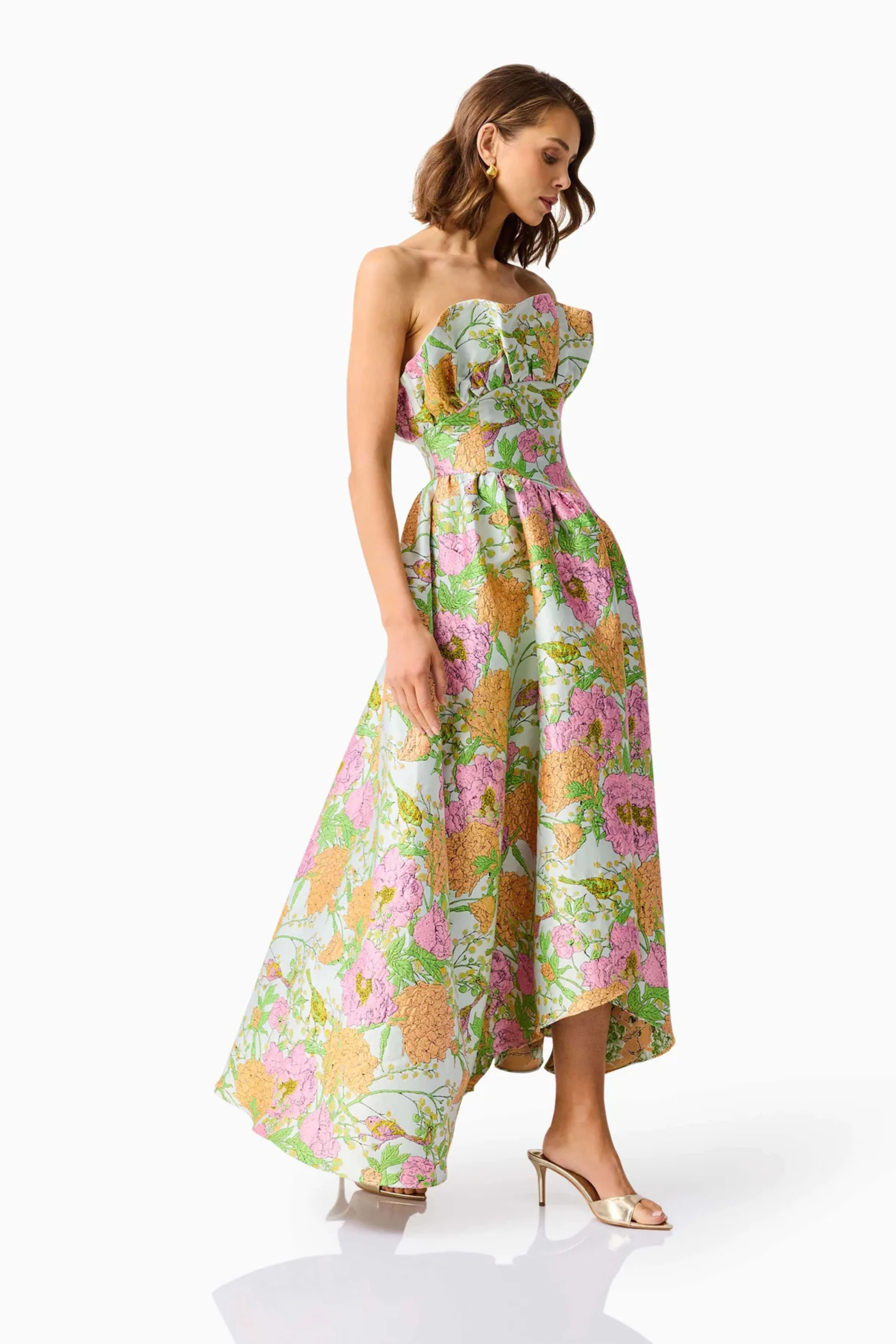 Laurel Sleeveless Floral Maxi Dress