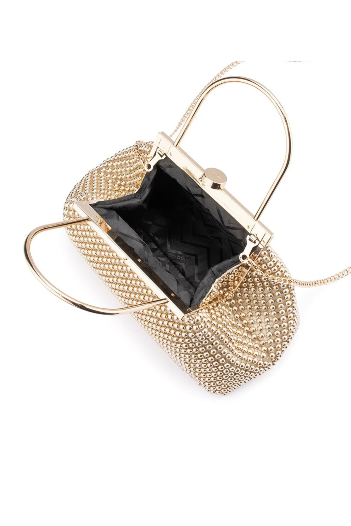 Mimi Ball Mesh Frame Bag