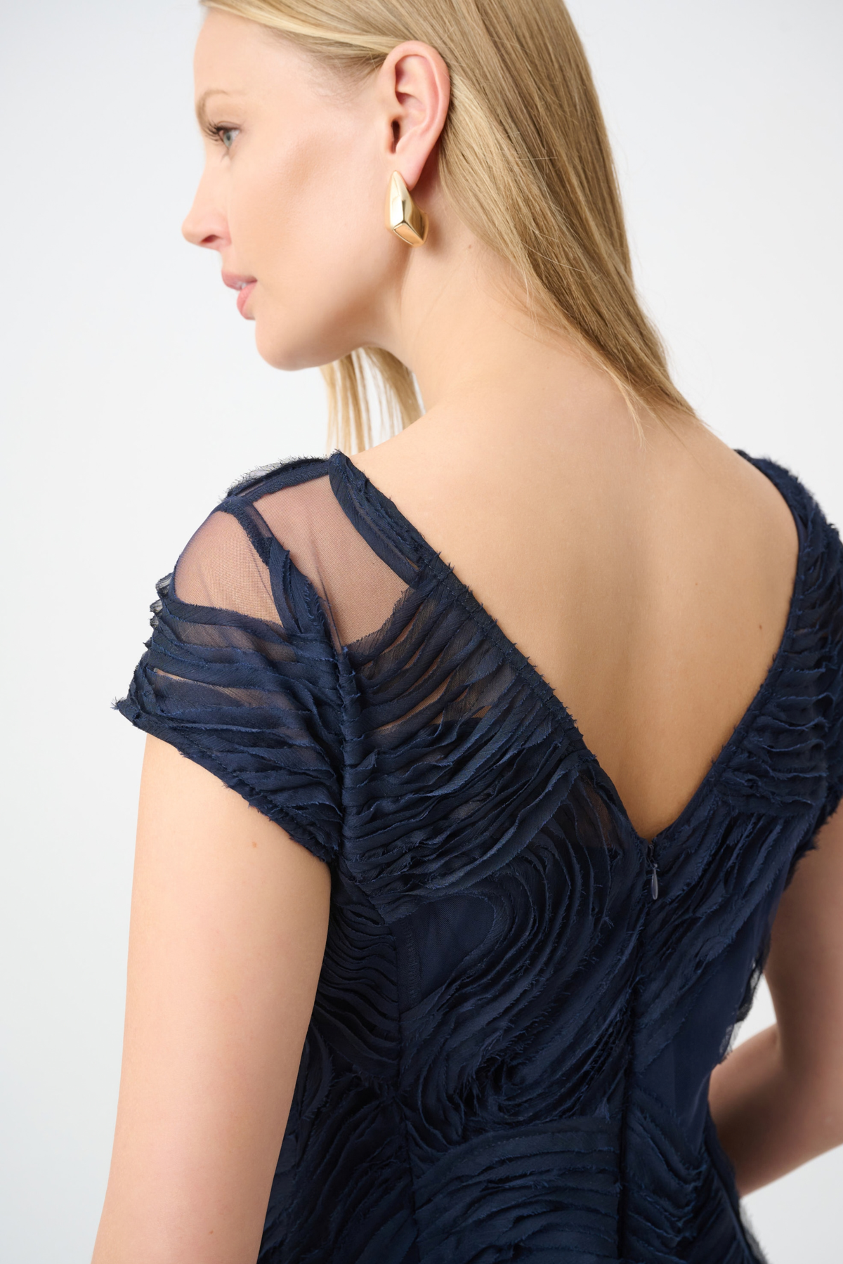 Embroideered Swirl Fit & Flare Dress 264720