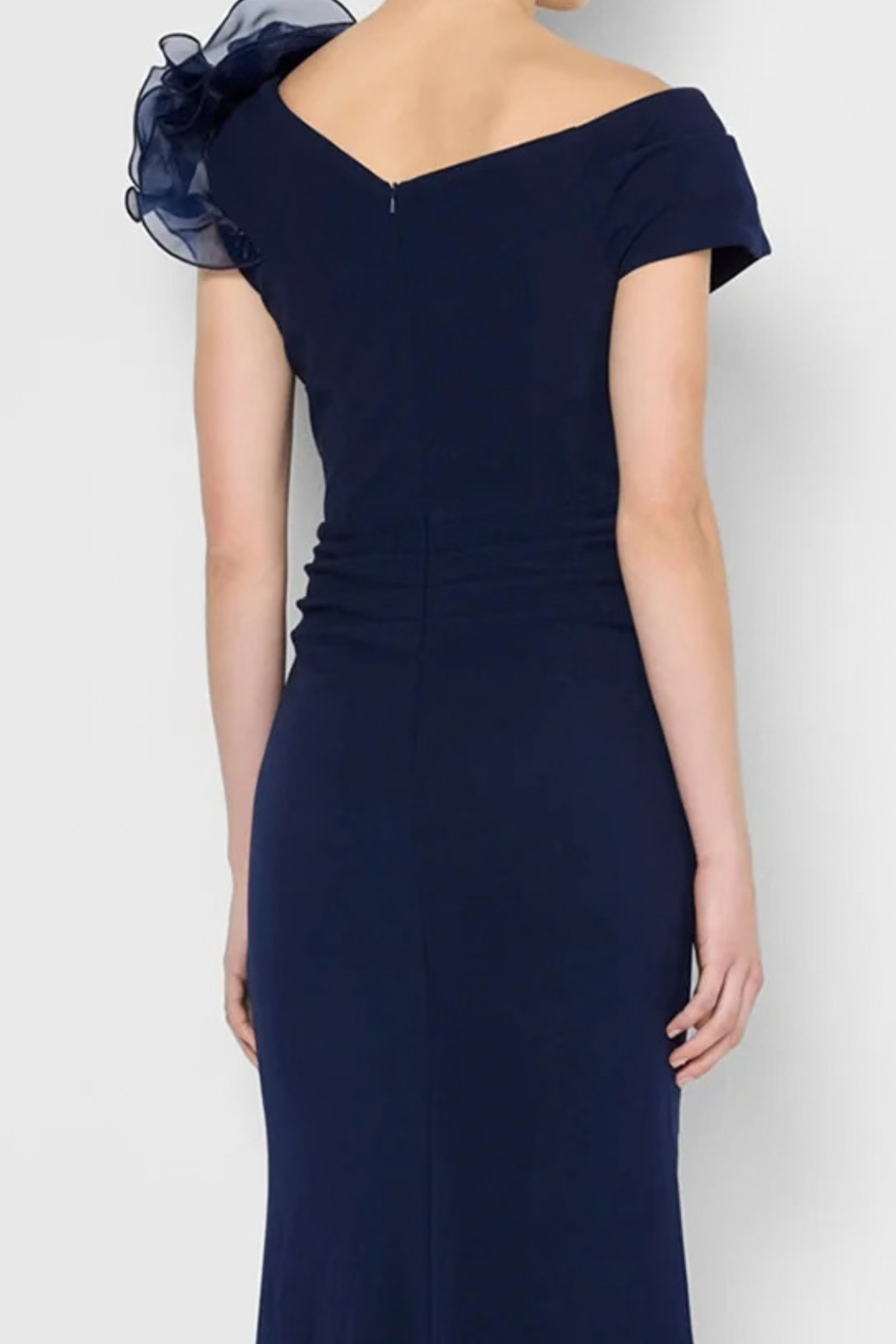 Lucia Navy Organza Gown