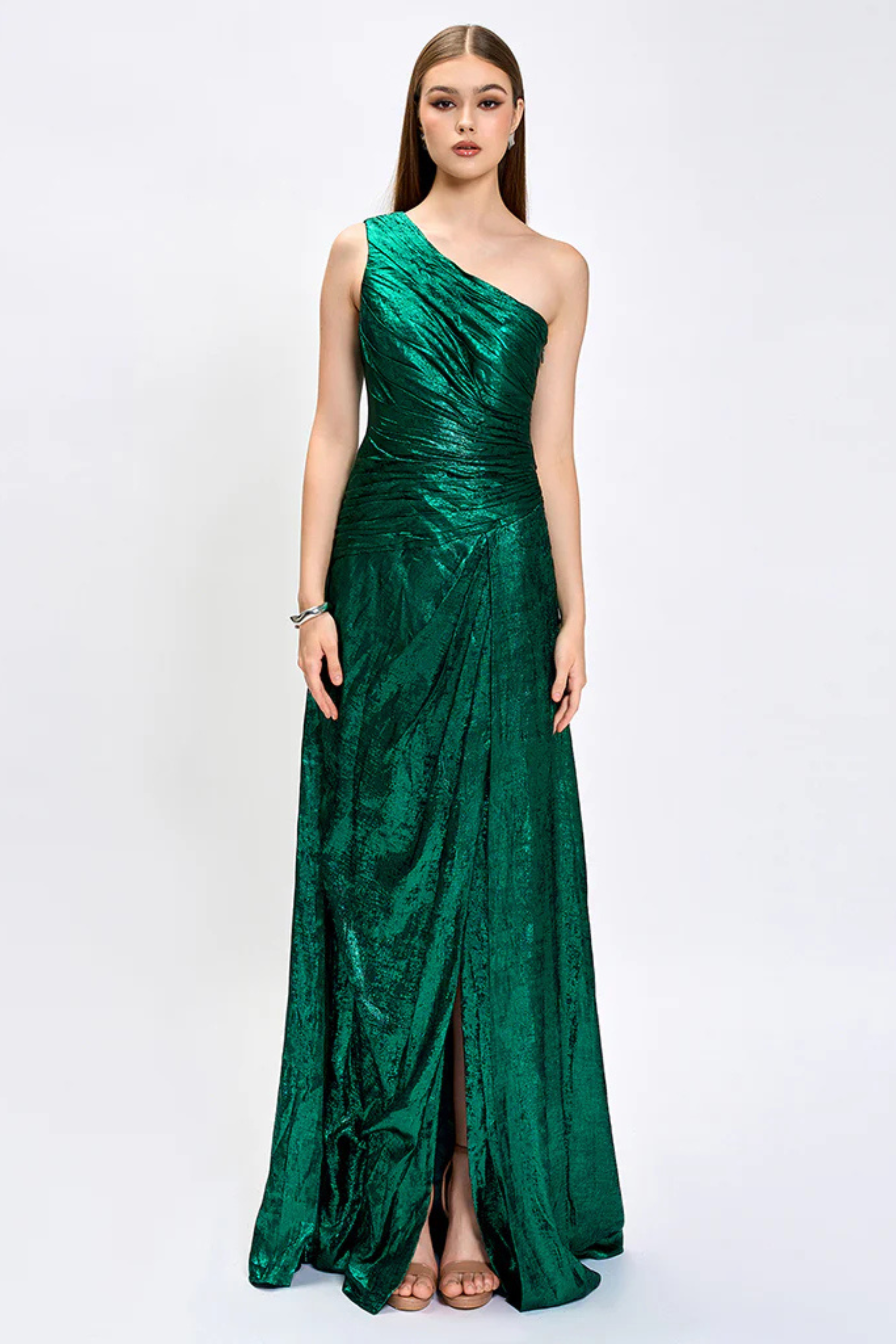 Monica One Shoulder Gown