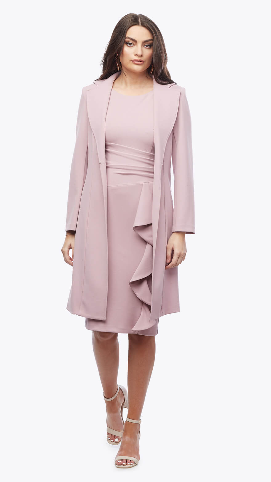 Stretch Crepe Dress and Jacket Z0346