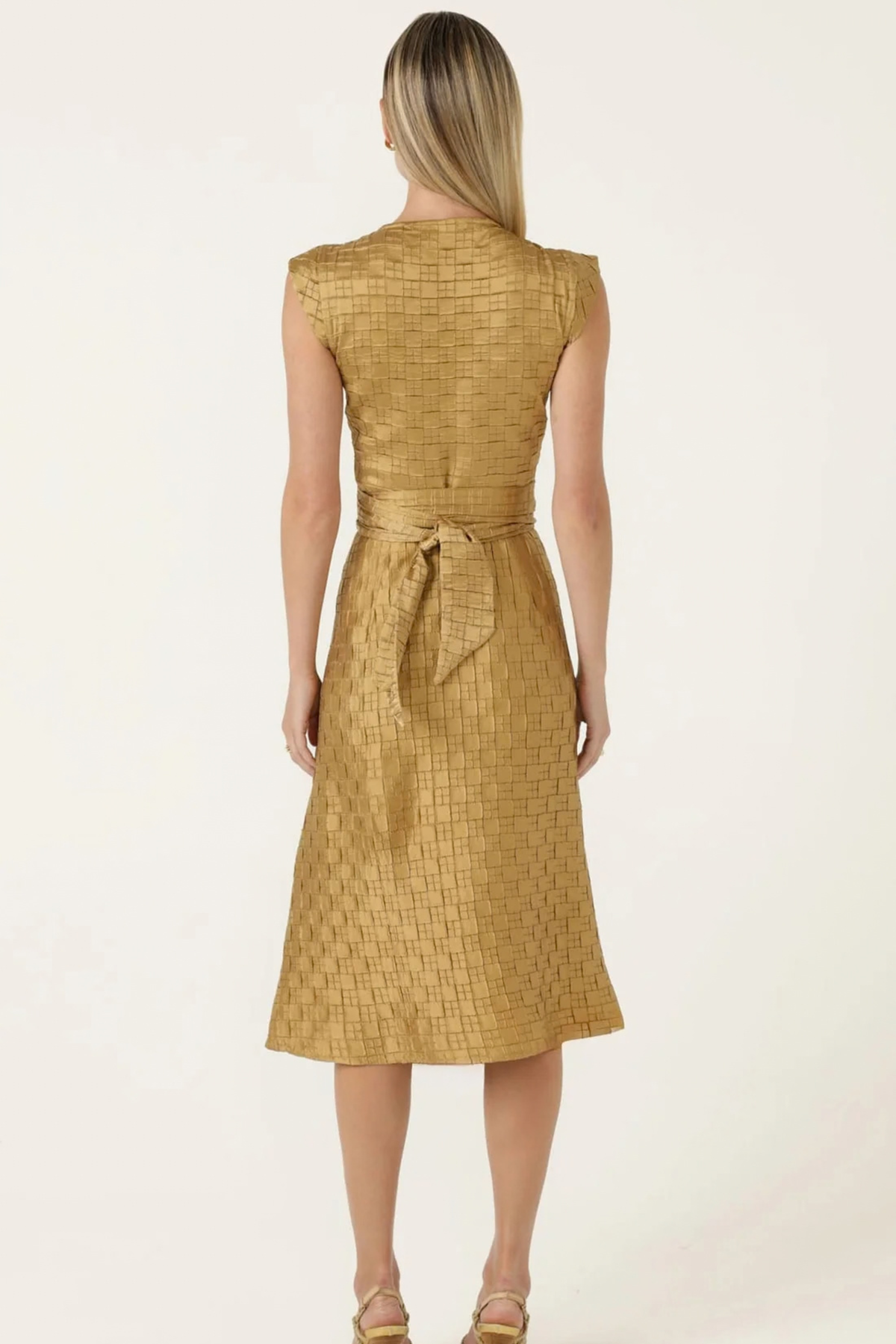 Crown Wrap Midi Dress