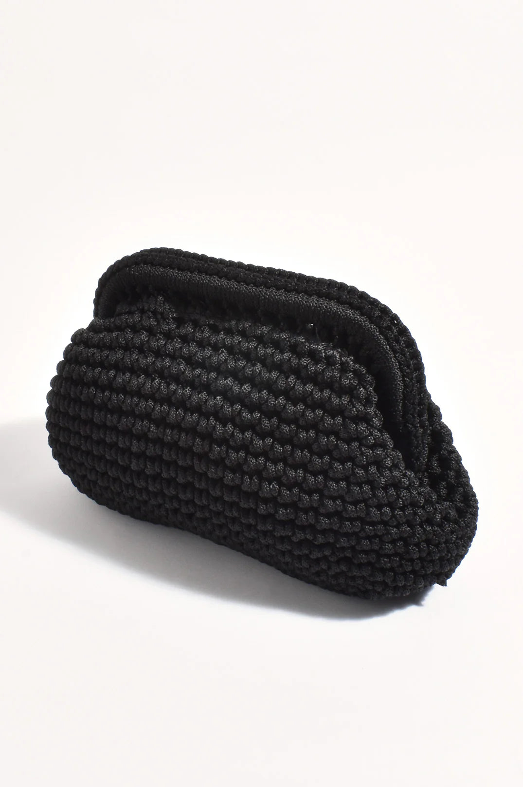 Regan Macrame Weave Clutch