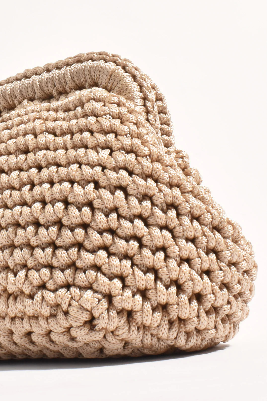 Regan Macrame Weave Clutch