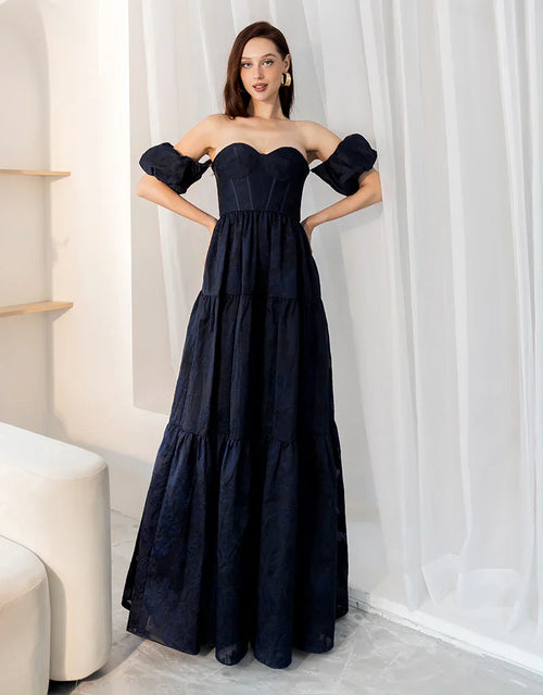 Ursula Off Shoulder Tiered Ball Gown