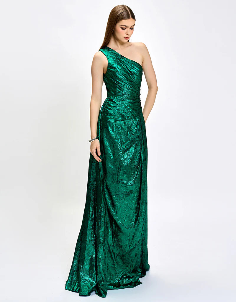 Monica One Shoulder Gown