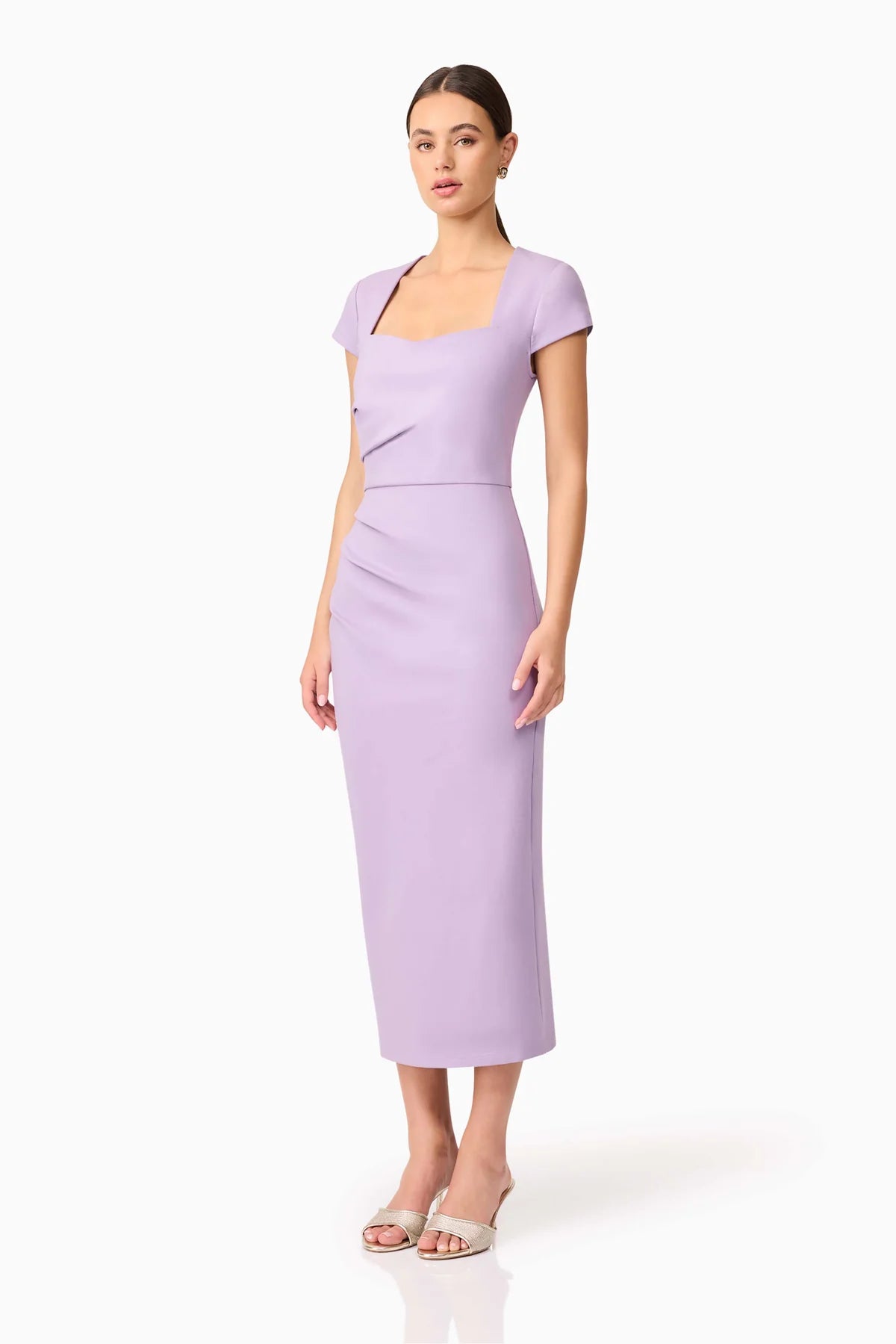 Alina Fitted Midi Dress