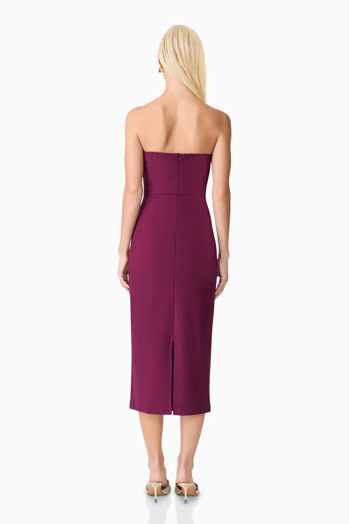 Theresa Strapless Midi Dress