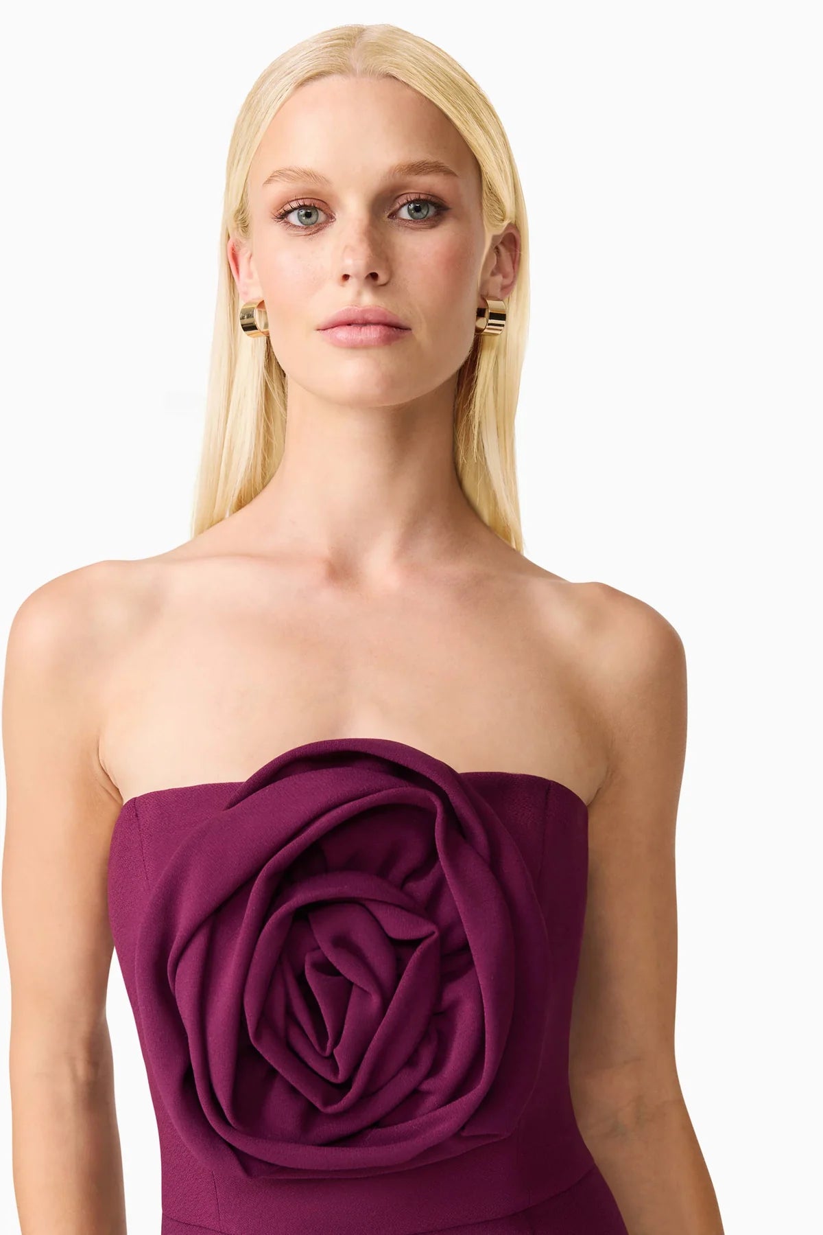 Theresa Strapless Midi Dress
