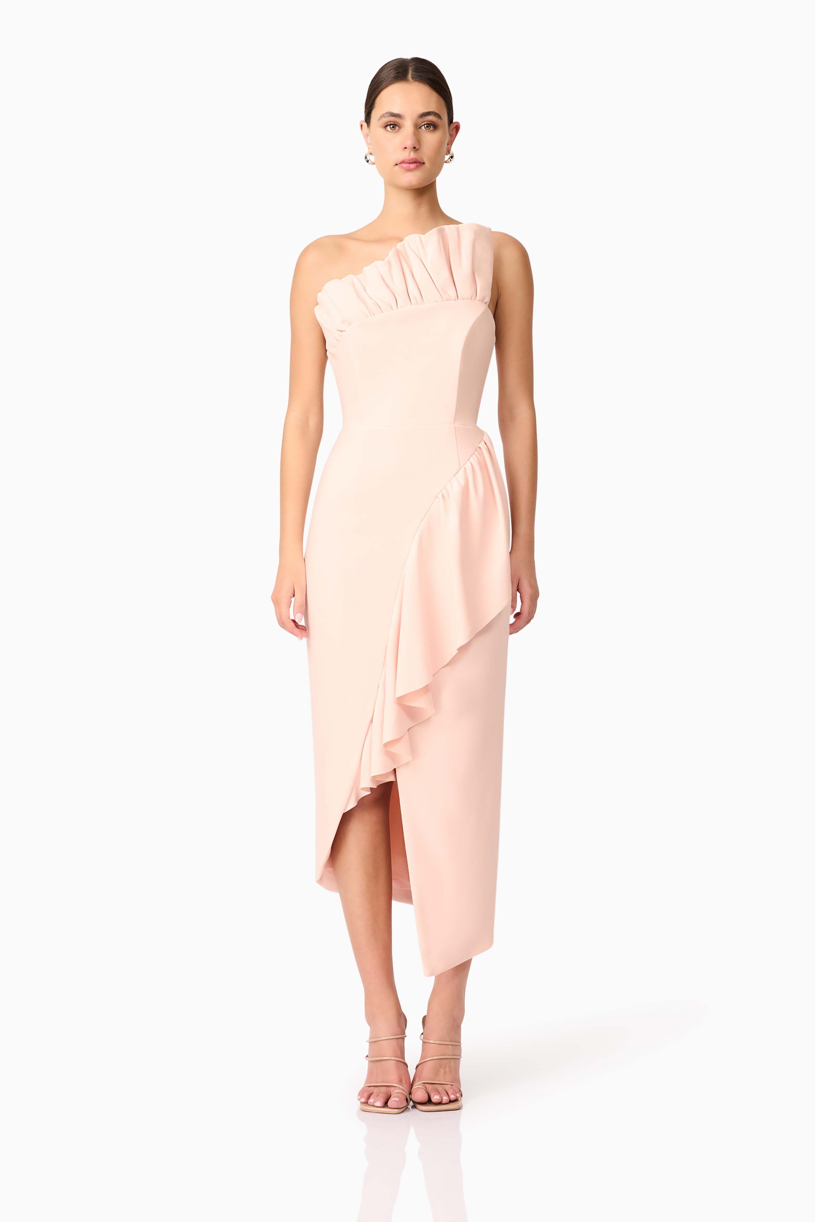 Ava Midi Dress In Pink