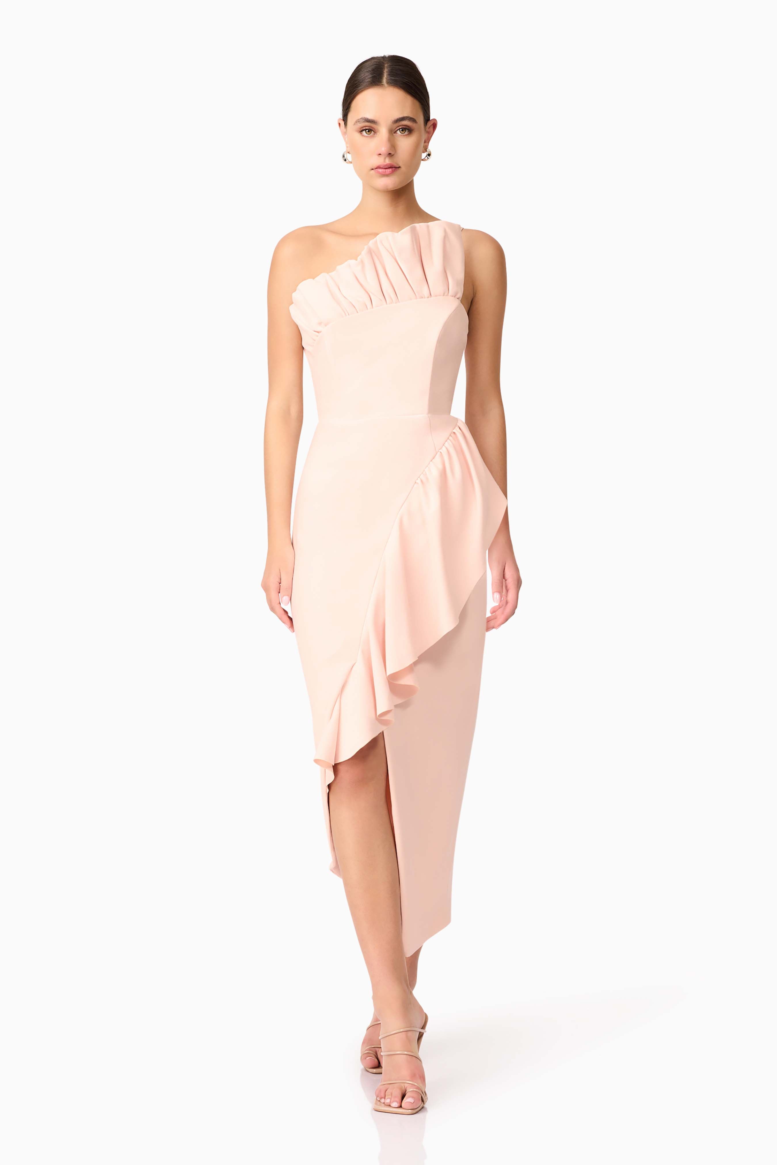 Ava Midi Dress In Pink