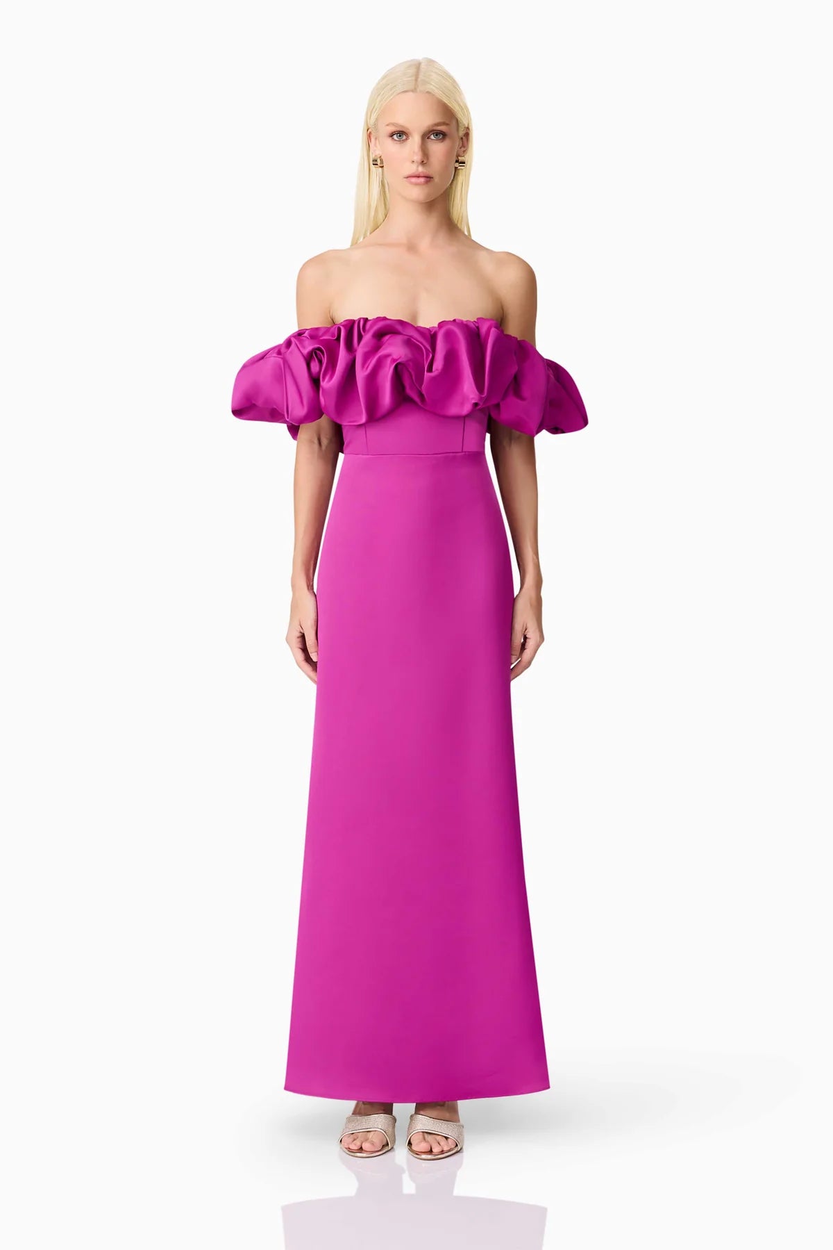 Sharon Off The Shoulder Midi Dress