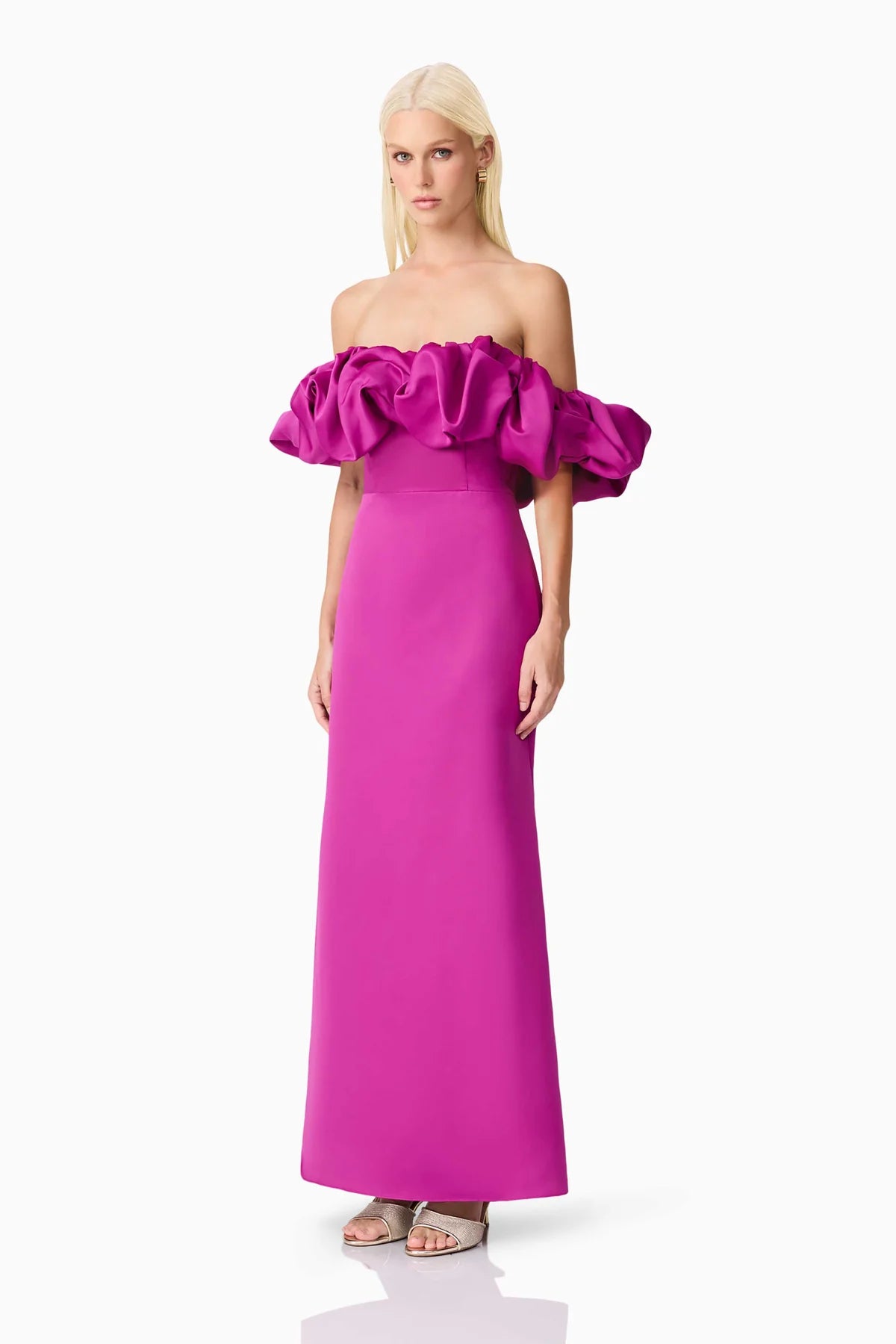 Sharon Off The Shoulder Midi Dress