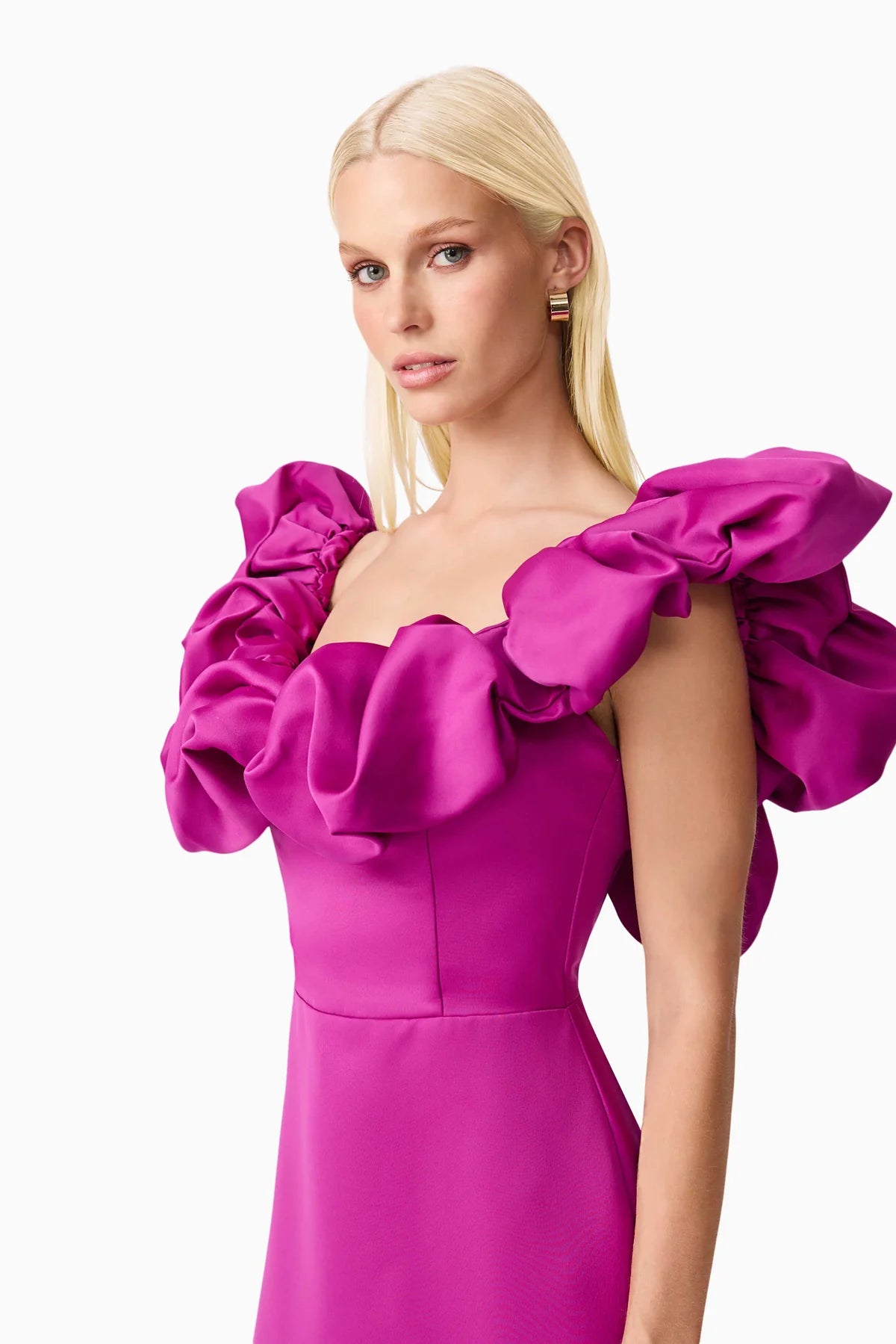 Sharon Off The Shoulder Midi Dress