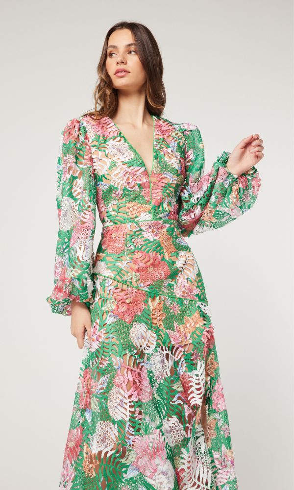 Elliatt Pink Floral Tillie Maxi Dress – The Dress Parlour