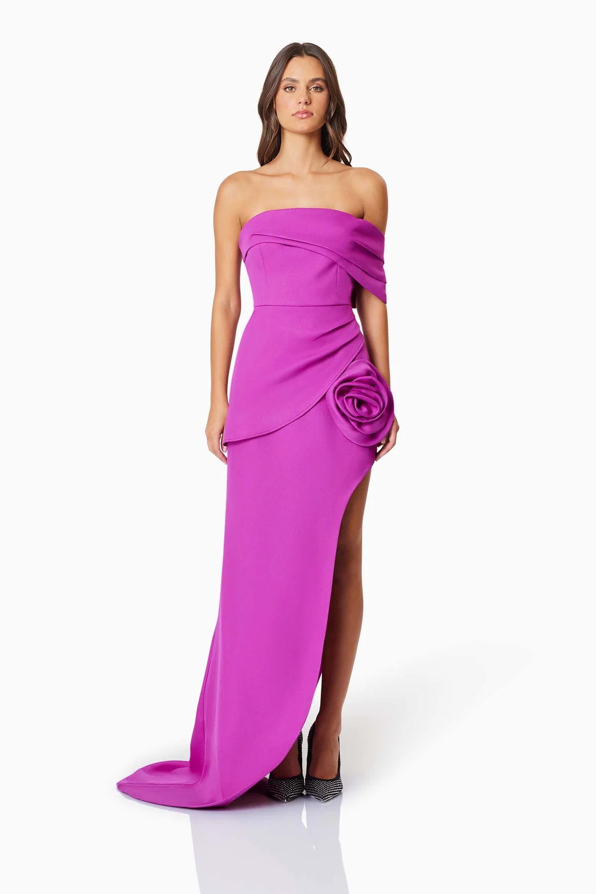 bethany mini party dress in purple Elliatt Bethany Mini Dress TrenLend