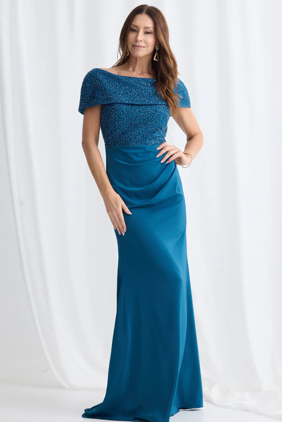 Veronica Off Shoulder Gown TL1084G