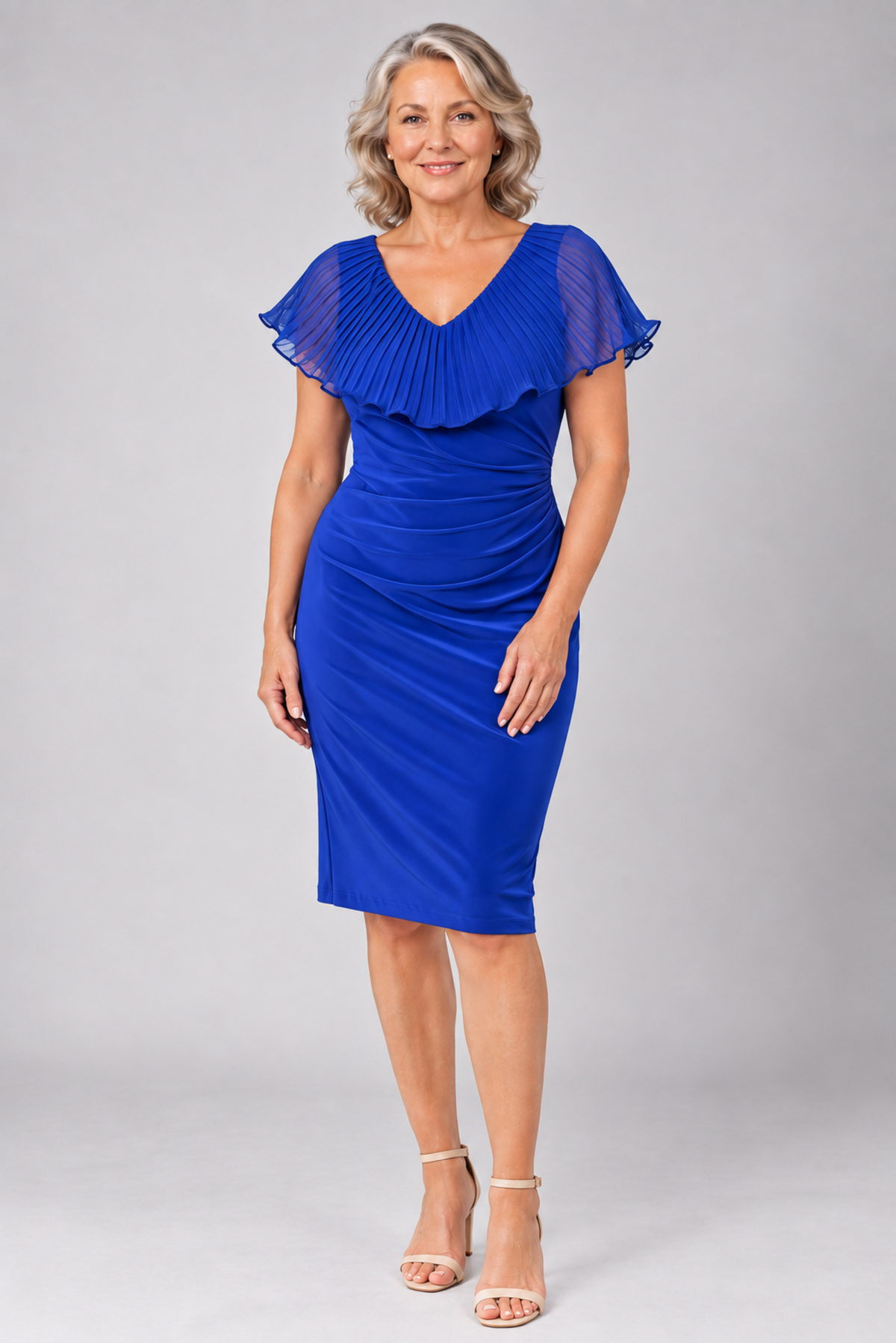 Stretch Jersey Midi Dress Z0089